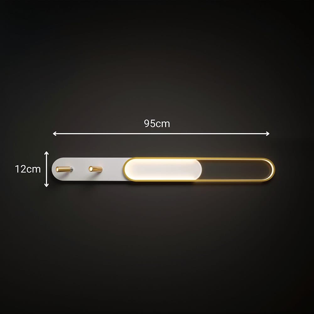 Lustra LED Flippy cu Proiector Reglabil Camilla 66W Auriu Lucios — imagine 3