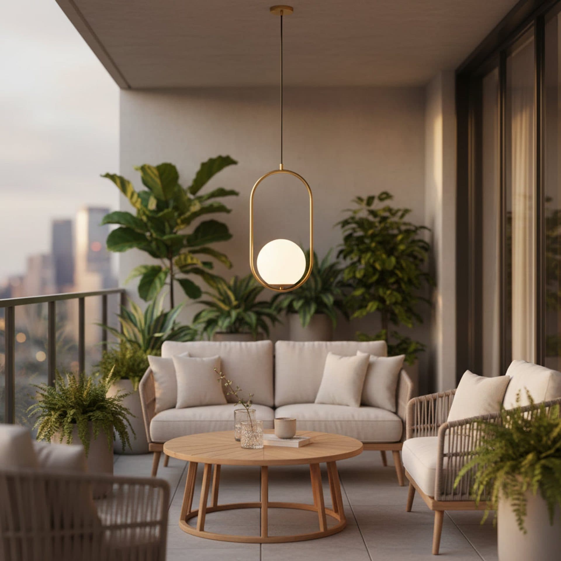 Lustra Modern Flippy 1x E27 Alb Auriu Metal Inaltime Reglabila — imagine 3