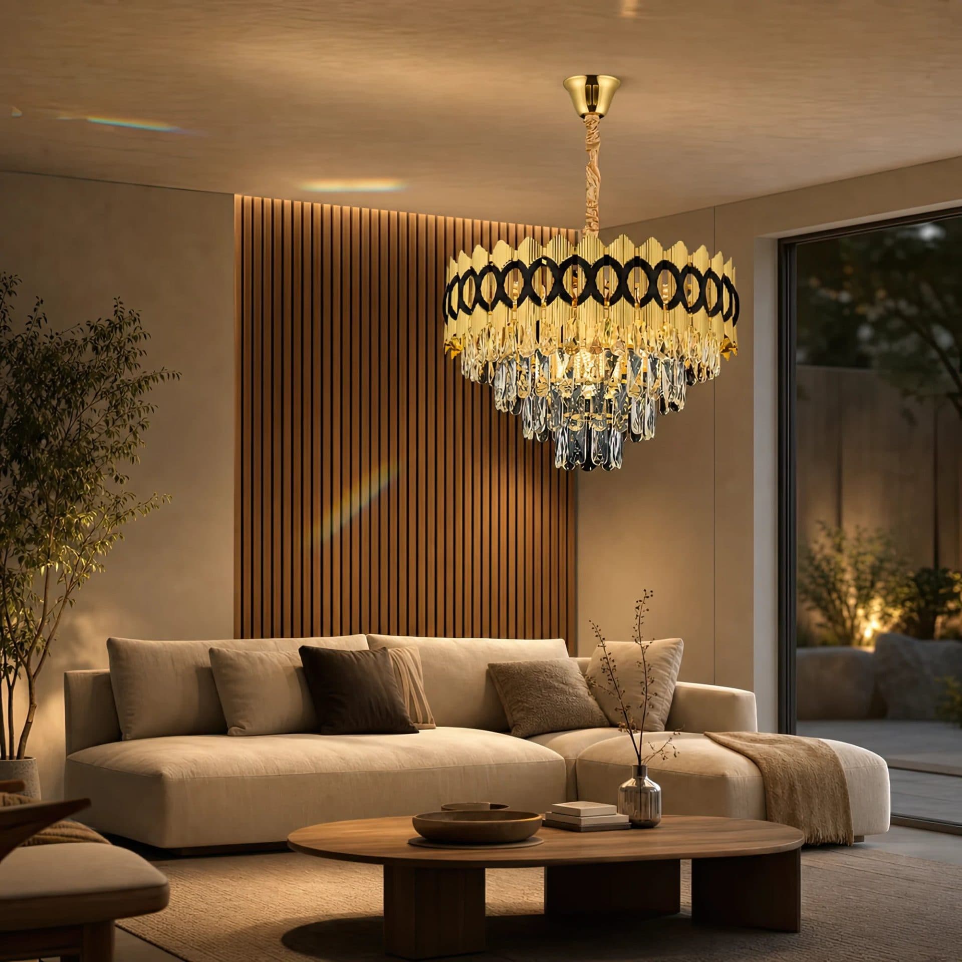 Candelabru Cristal Flippy Eleganza 8x E14 Auriu Lucios — imagine 11