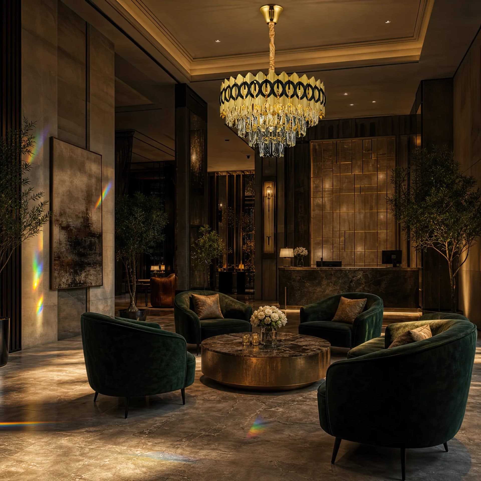Candelabru Cristal Flippy Eleganza 8x E14 Auriu Lucios — imagine 12