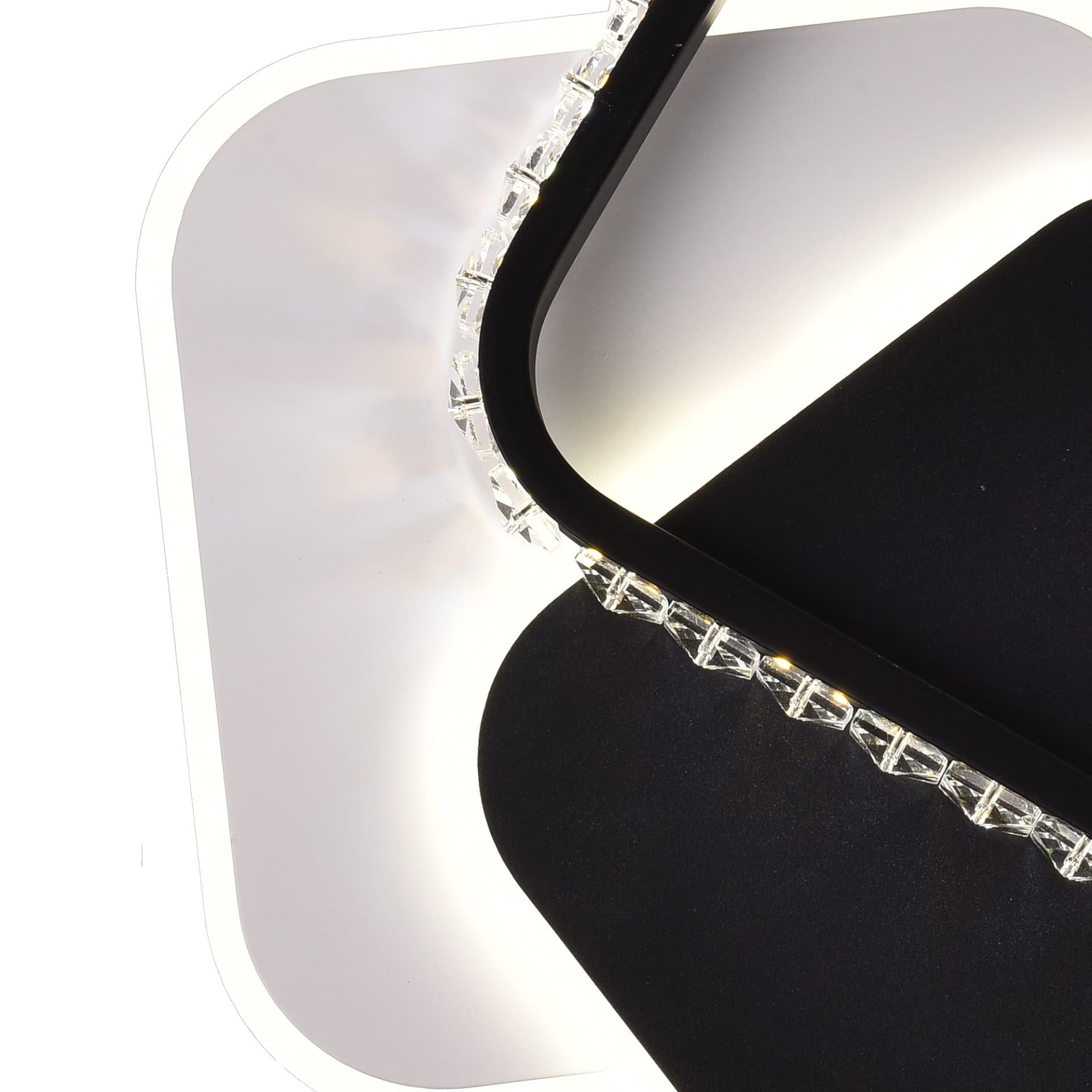 Lustra LED Flippy 39W 3 Patrate lumina reglabila Negru — imagine 7