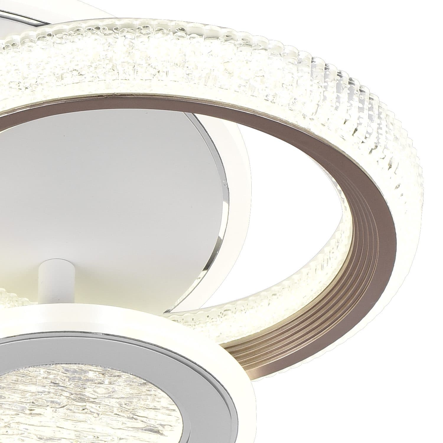 Lustra LED Flippy 44W 3 Cercuri Alb — imagine 8