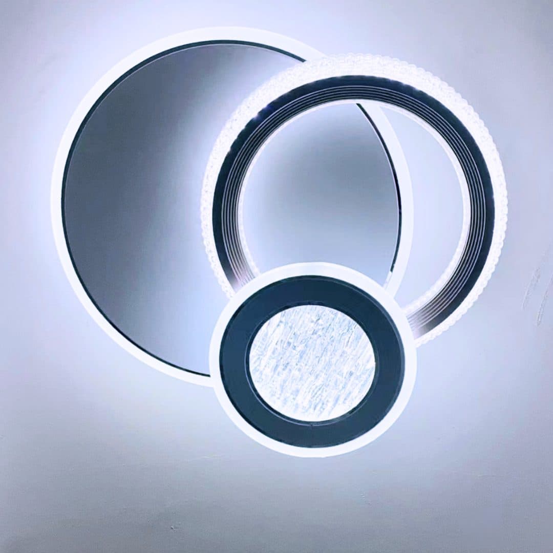 Lustra LED Flippy 44W 3 Cercuri Alb — imagine 11