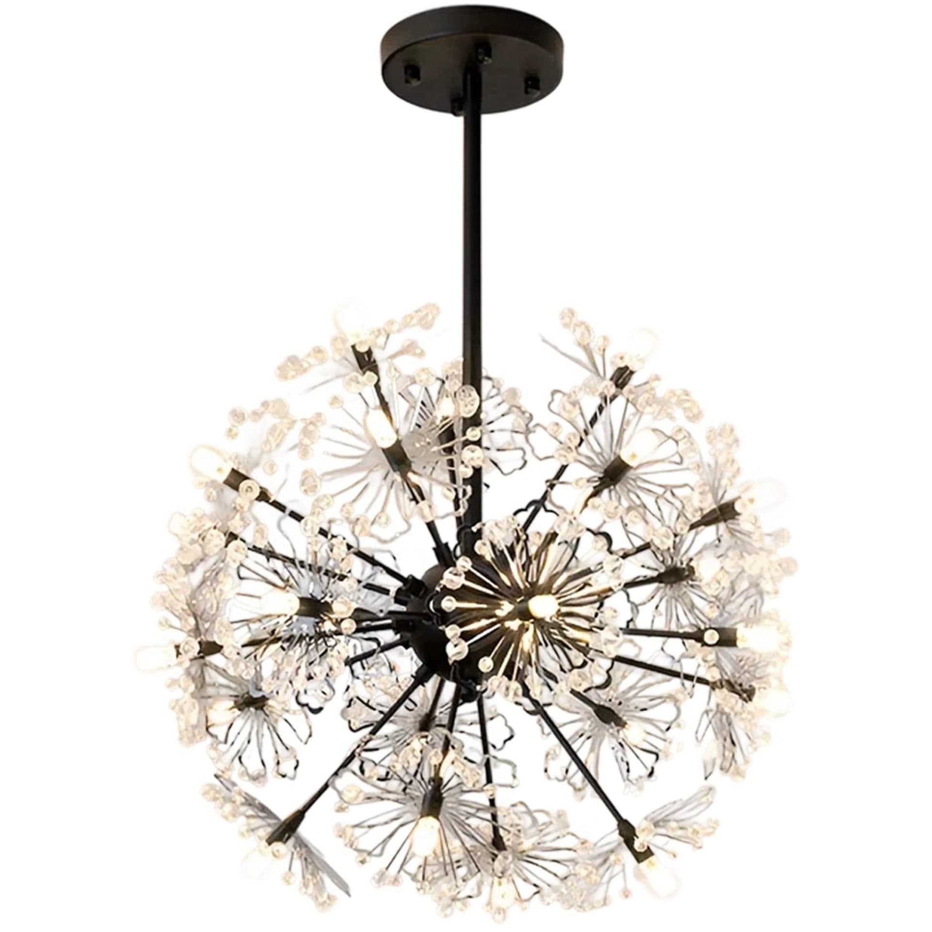 Candelabru Flippy Cristal Eleganza Negru 18x G4 — imagine 6