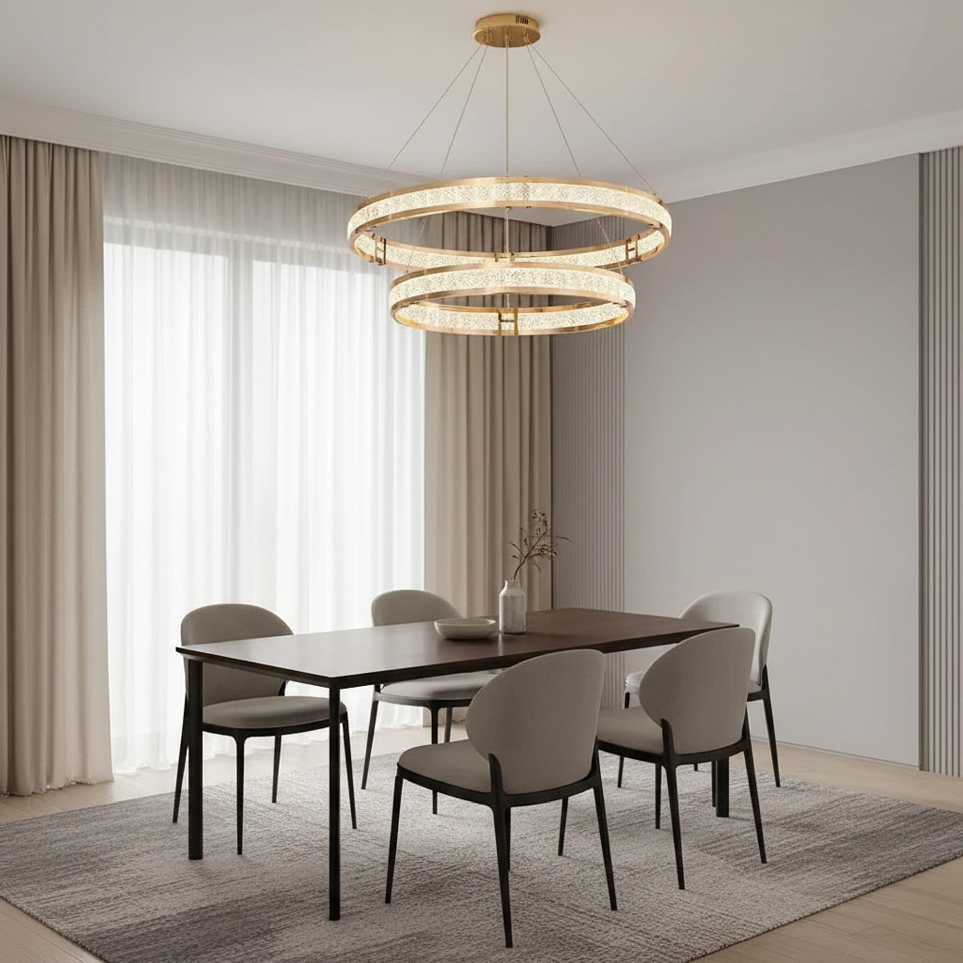 Candelabru Flippy LINDERHOF Magno 61W Diametru 60cm Lumina Reglabila — imagine 7