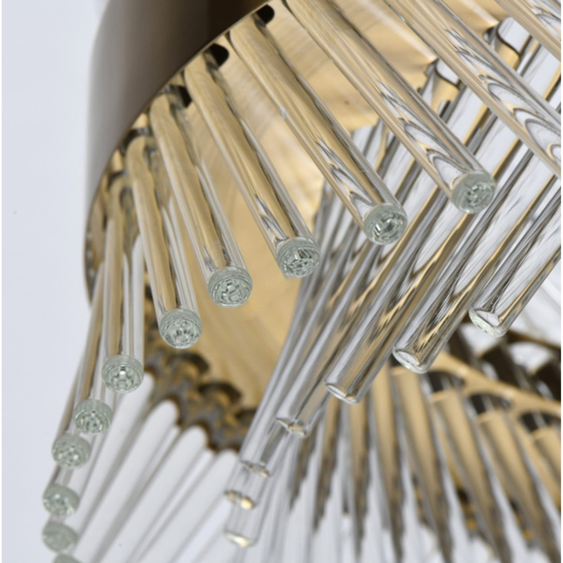 Candelabru LED Cristal Flippy ALHAMBRA Nobile, 52W, Diametru 40cm, Auriu — imagine 6