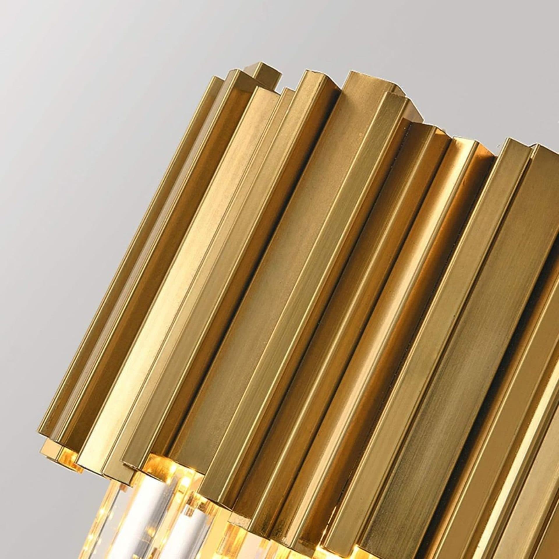 Aplica Candelabru Cristal Flippy 2x E14 Auriu — imagine 3