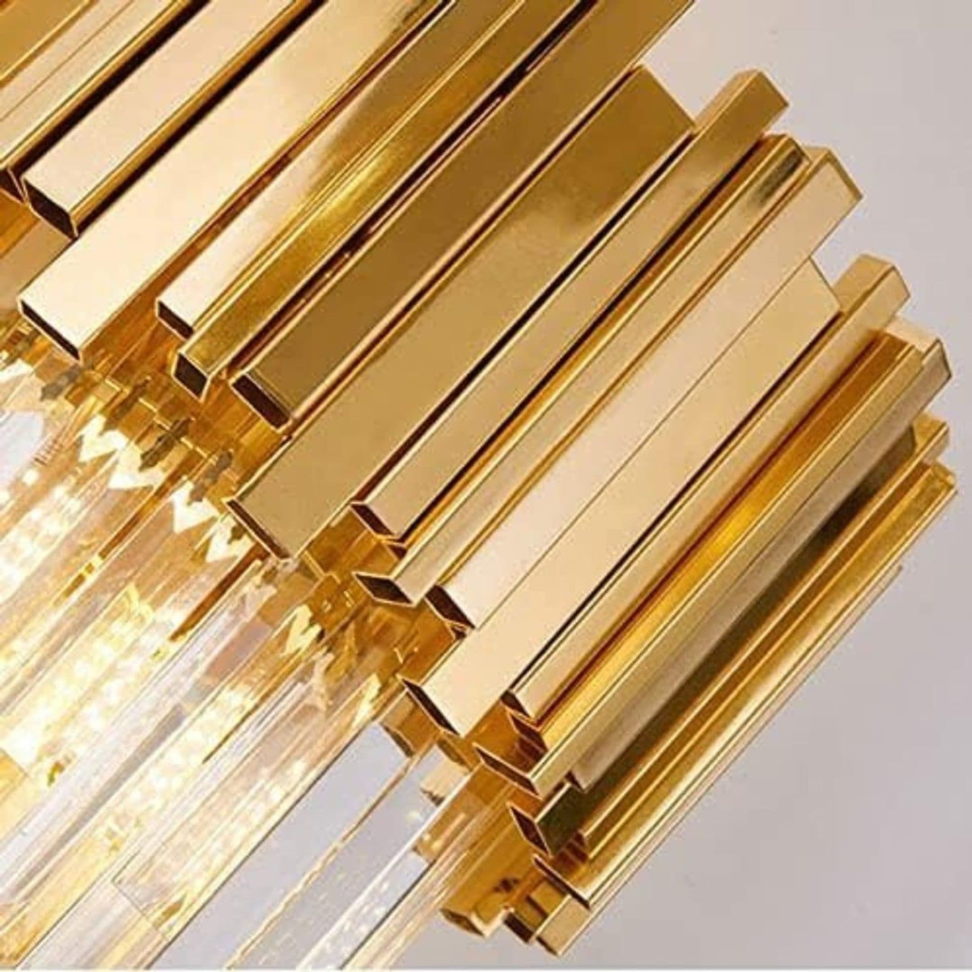 Aplica Candelabru Cristal Flippy 2x E14 Auriu — imagine 10