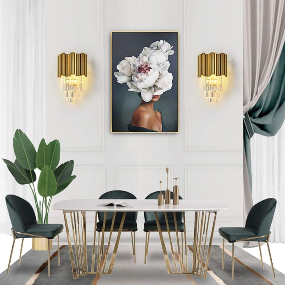Aplica Candelabru Cristal Flippy 2x E14 Auriu — imagine 18