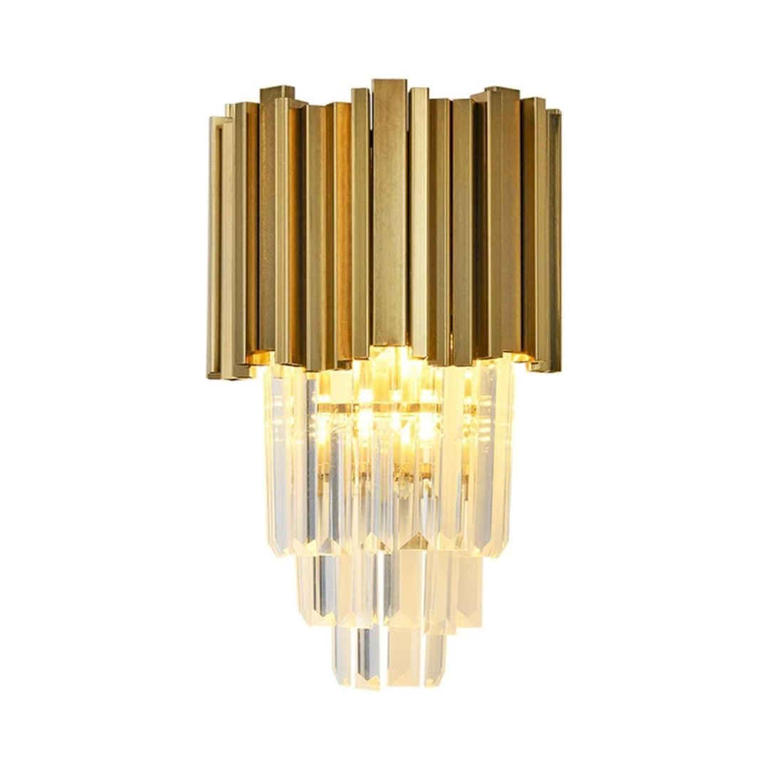 Aplica Candelabru Cristal Flippy 2x E14 Auriu — imagine 19