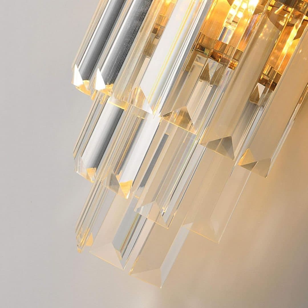 Aplica Candelabru Cristal Flippy 2x E14 Auriu — imagine 20