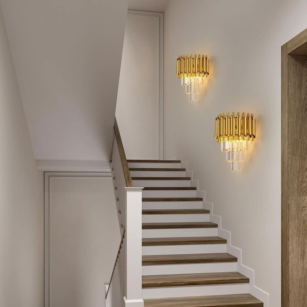 Aplica Candelabru Cristal Flippy Versailles Piccolo Auriu 2x E14 — imagine 11