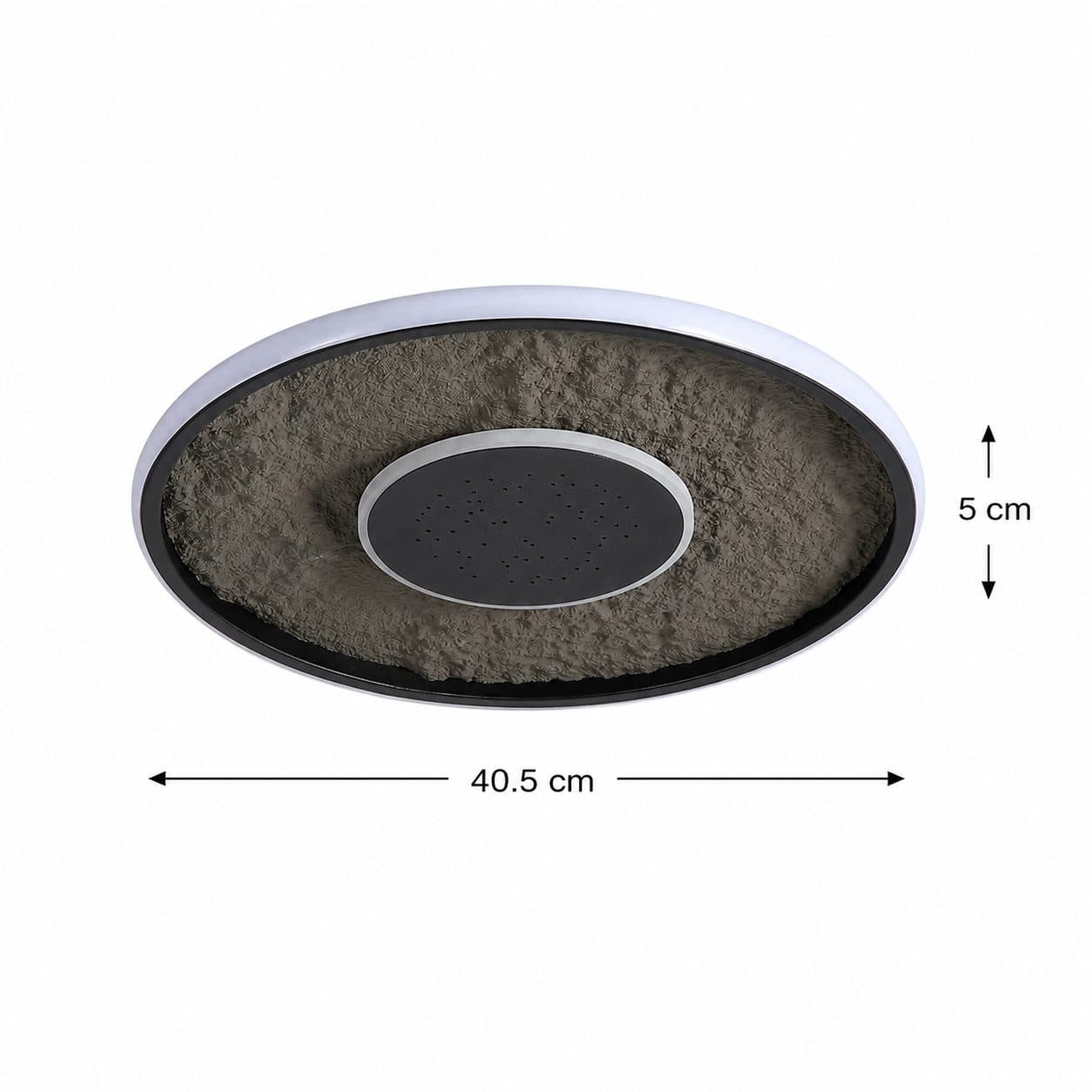 Lustra LED Flippy LT656BK cu telecomanda, 46W, Negru — imagine 10