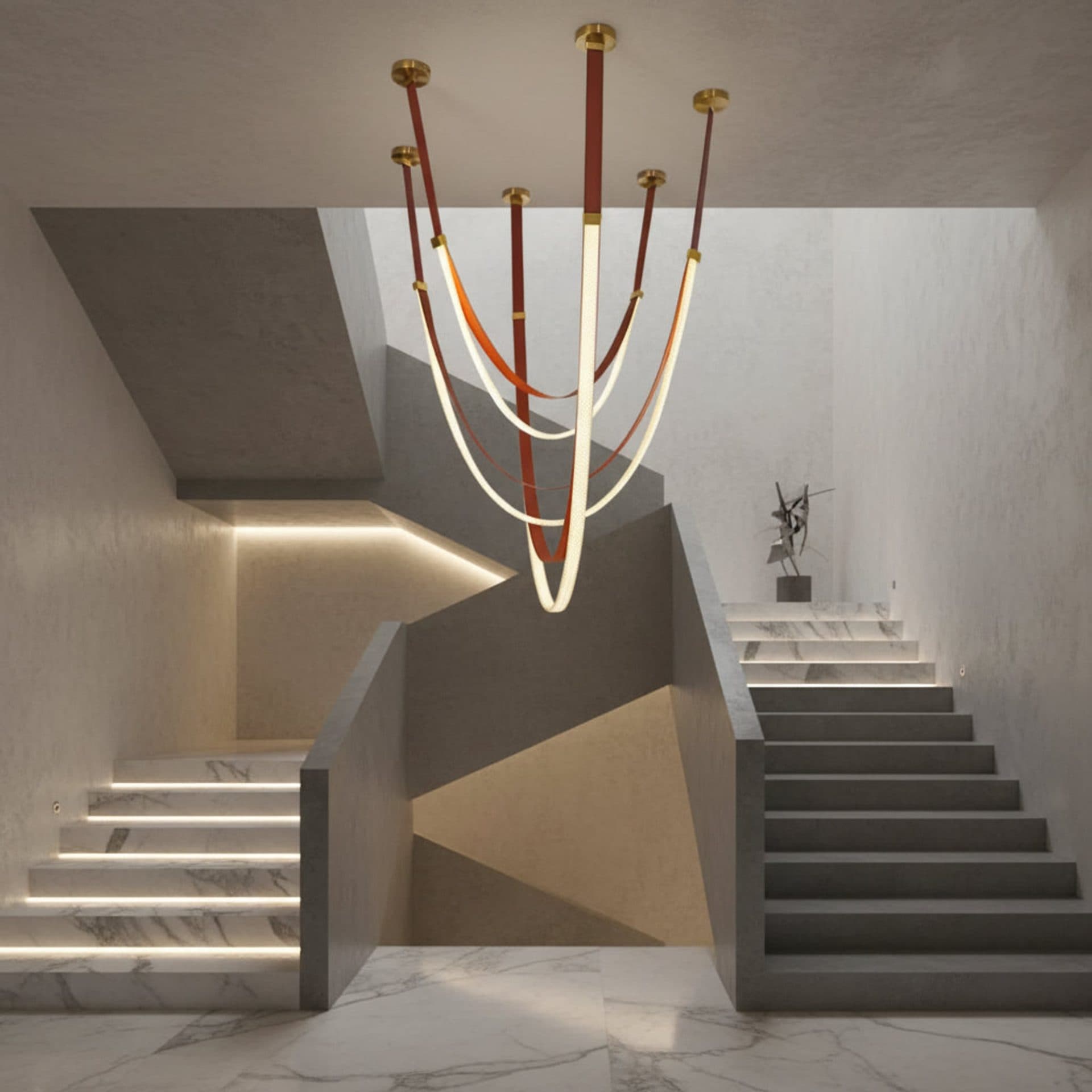 Candelabru LED Flippy ARIA Largo 34W Maro — imagine 3