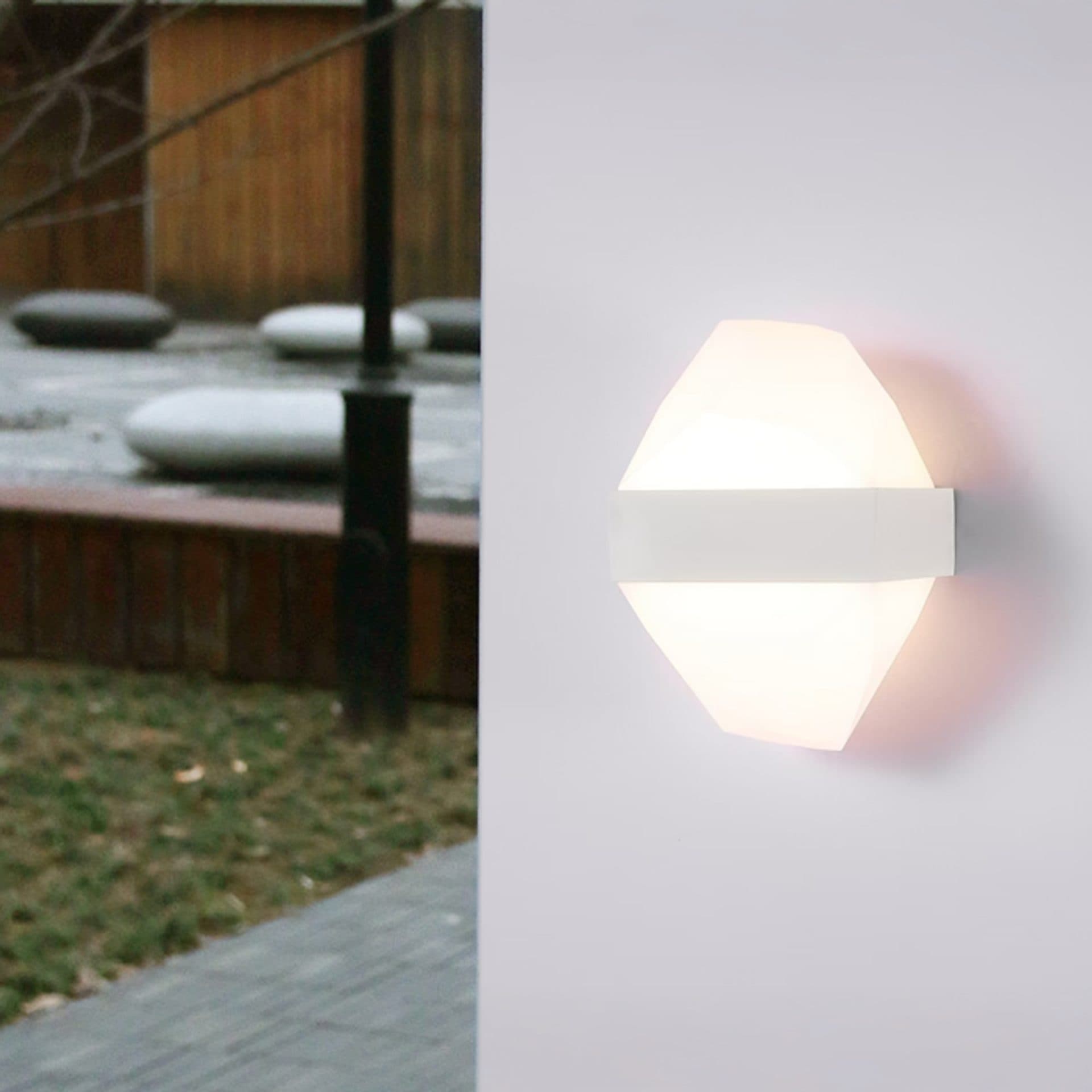 Aplica LED Exterior Flippy 10W Metal IP65 Alb — imagine 1