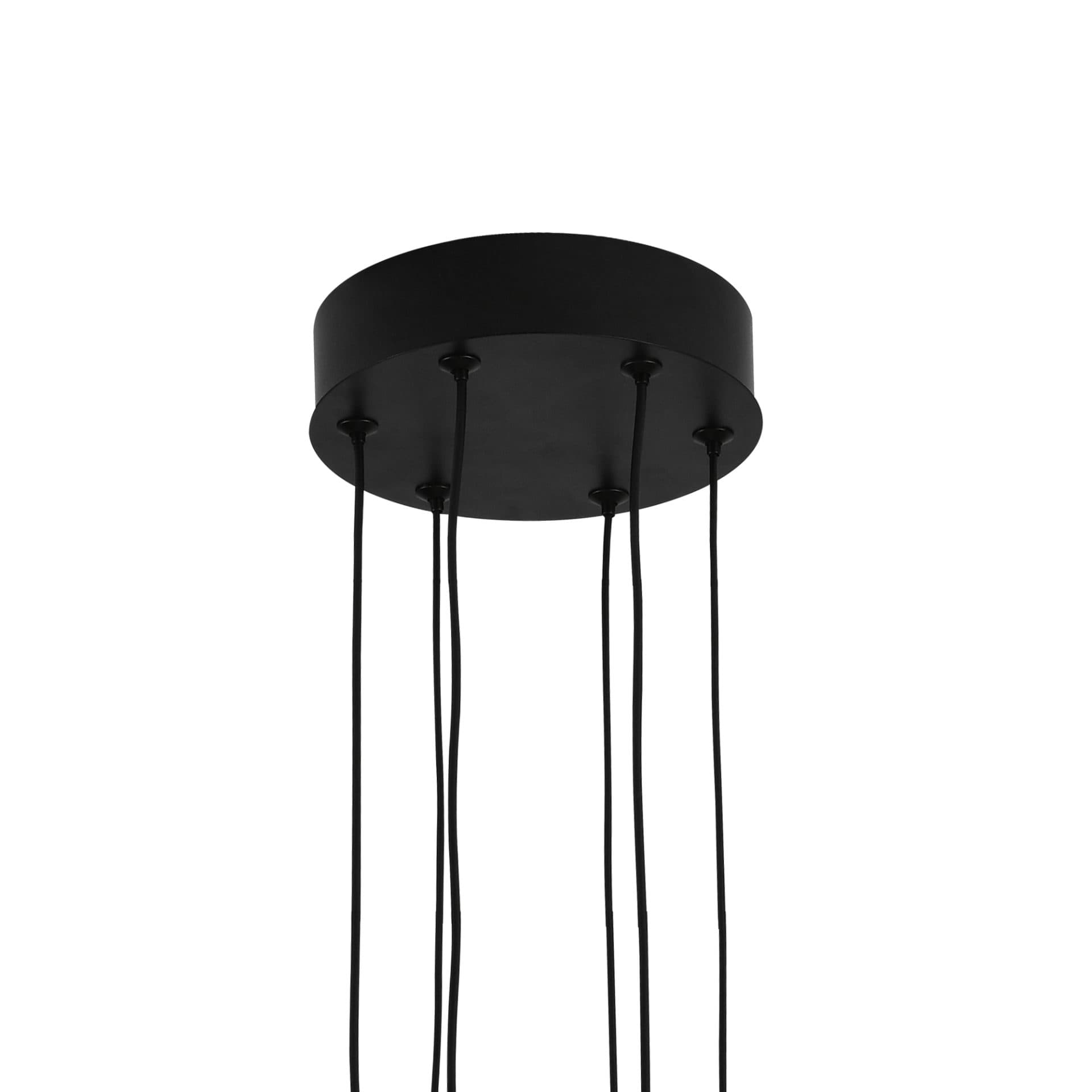 Lustra LED Suspendata Flippy 71W 3 elemente Dimabila Inaltime Reglabila Negru — imagine 10