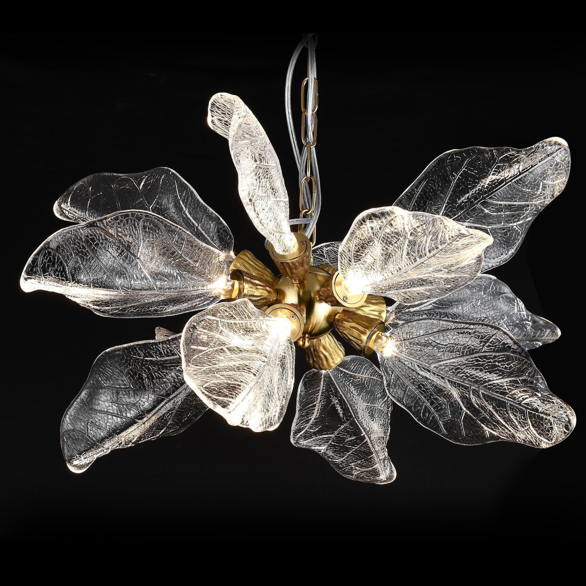 Lustra Rasina LED Flippy CM6083/D800 45W, Diametru 50cm, Bronz — imagine 1