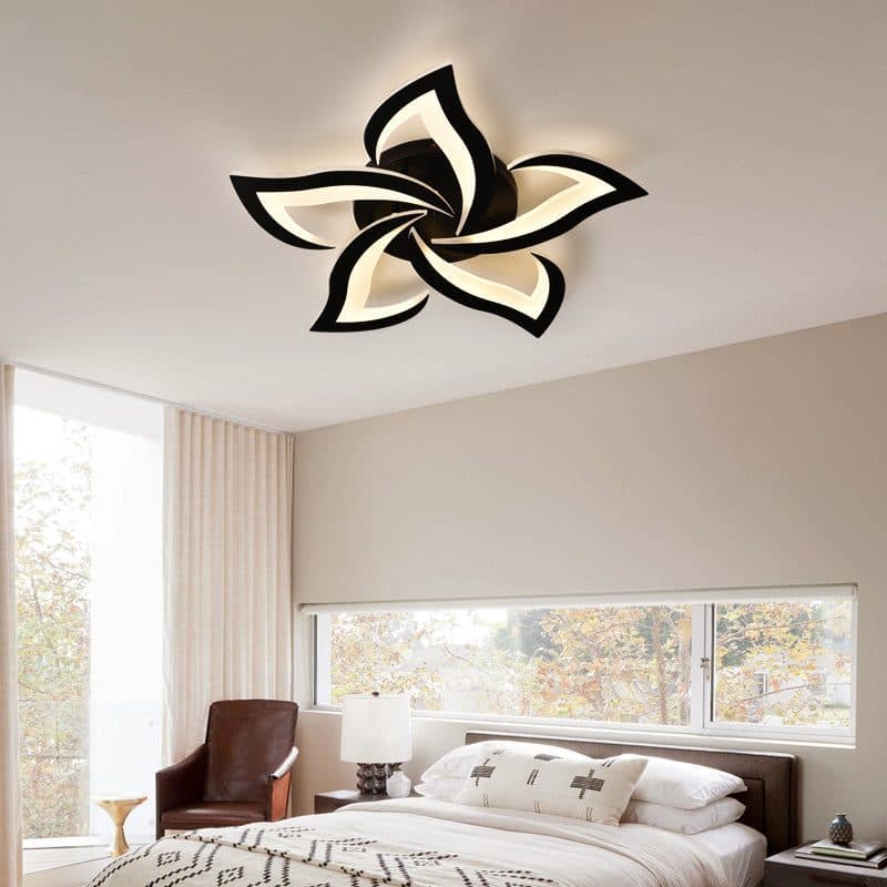 Lustra LED Flippy LT660/5BK 5 Elementele 54W 3000/4000/6000K Negru Inaltime Reglabila — imagine 7