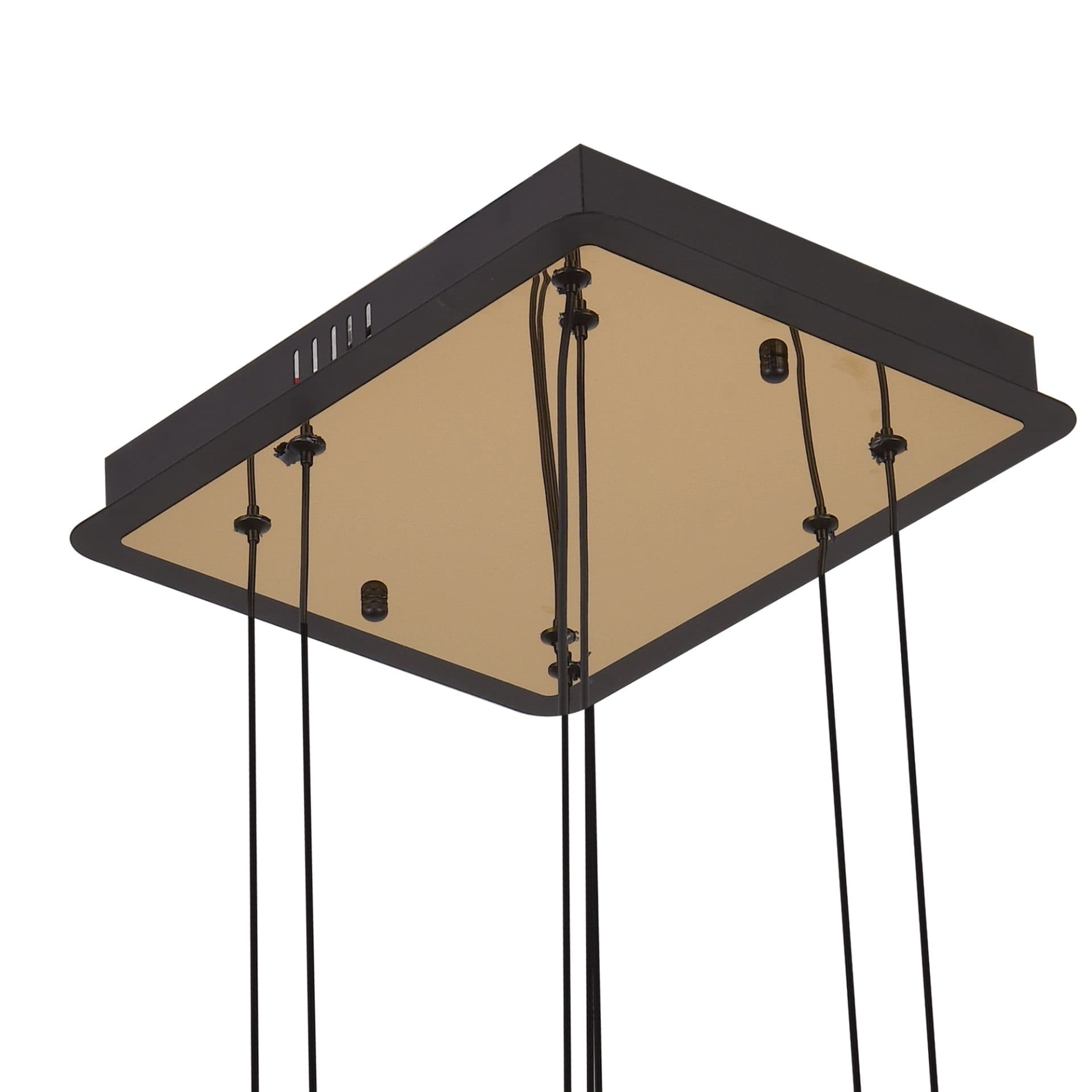 Lustra LED Suspendata Flippy STRATA 4 elemente 54W 3000/4000/6000K Negru Inaltime Reglabila — imagine 7
