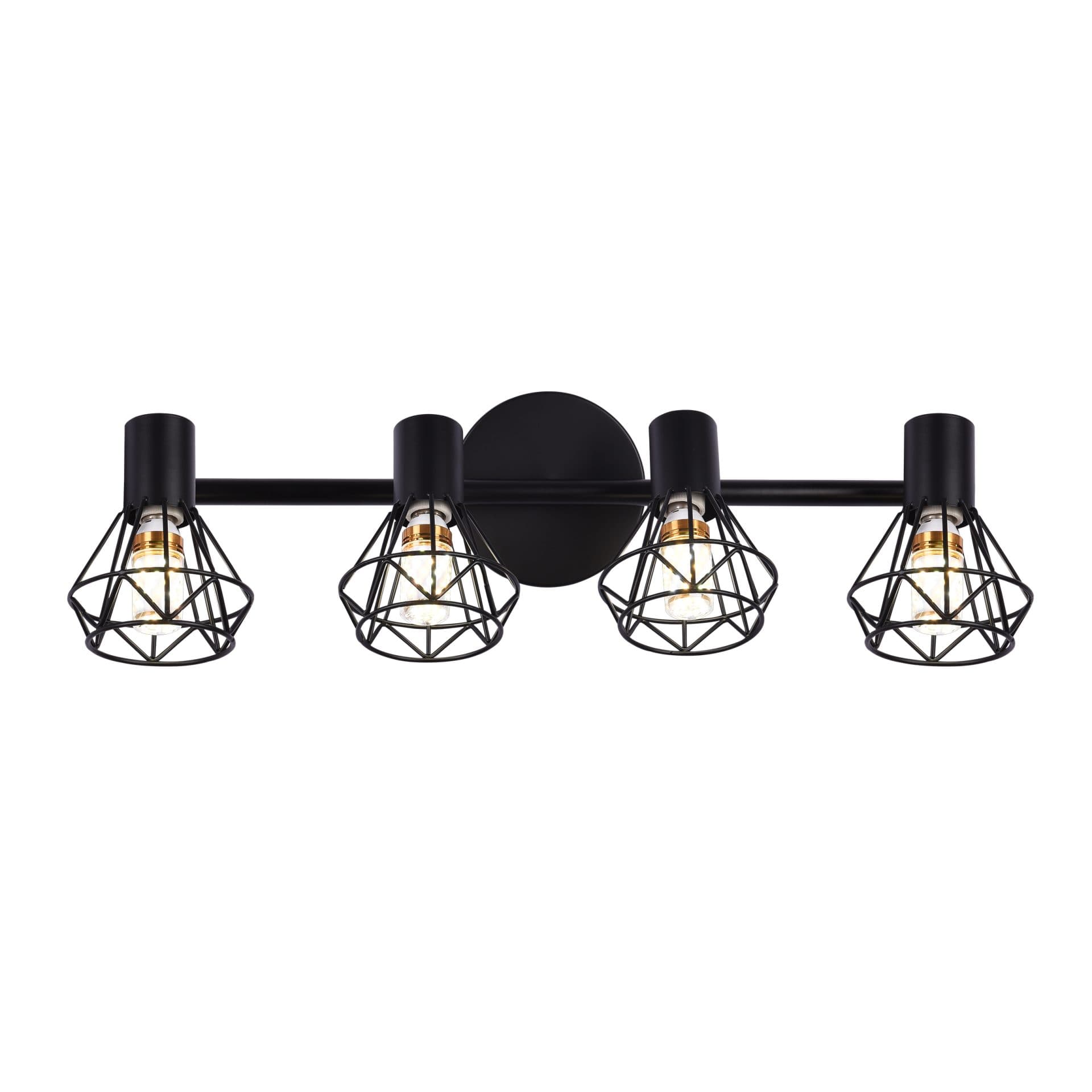 Lustra cu abajur Flippy GRACIE Diamant 4x E14 Negru Metal — imagine 8