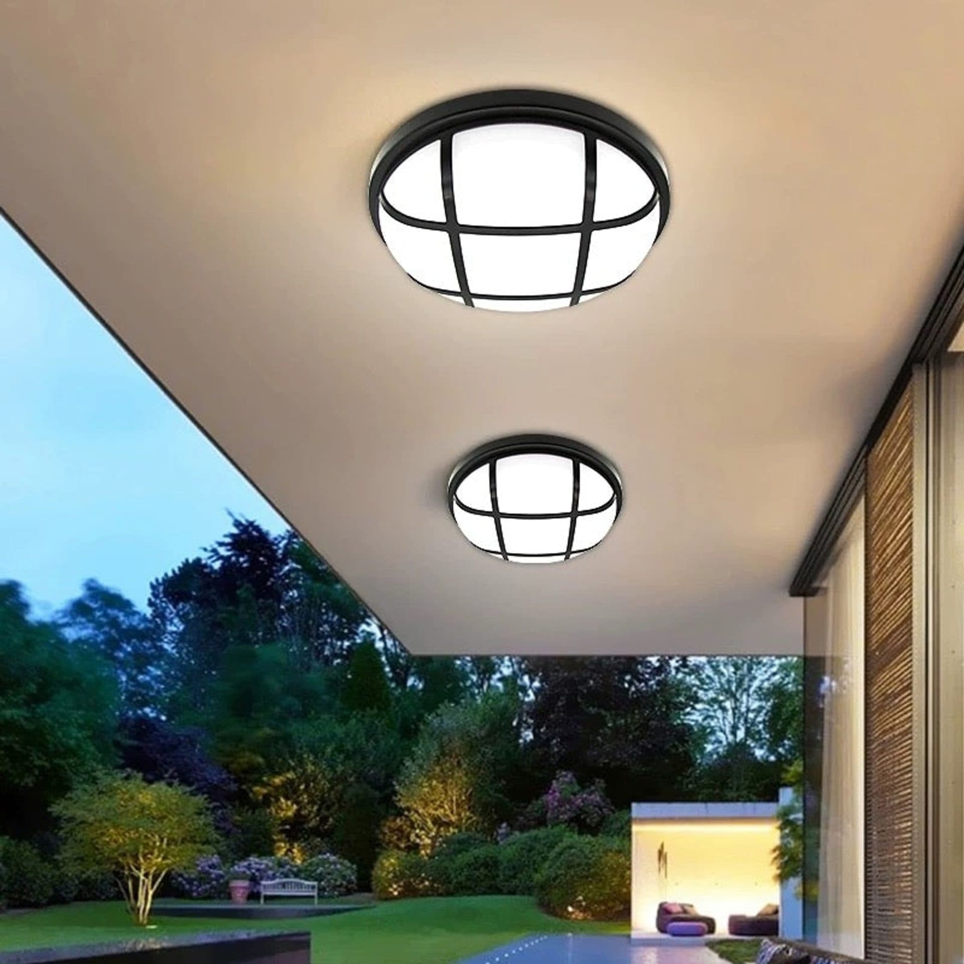 Aplica LED de Exterior Flippy AX311/218BK Lumina Calda — imagine 1