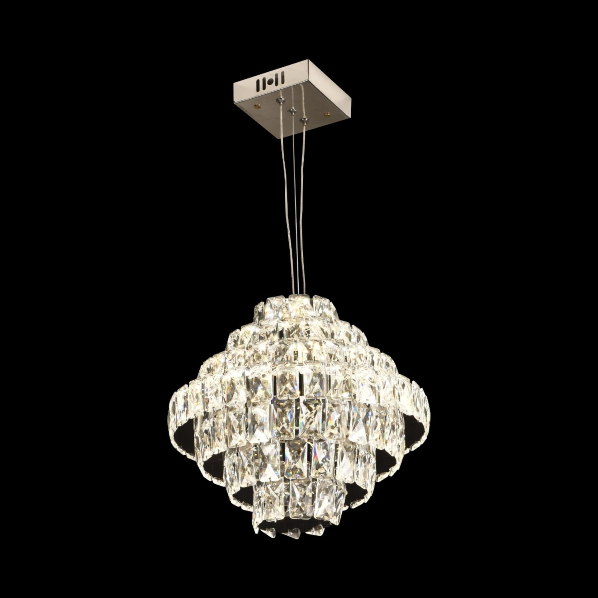 Candelabru Flippy Cristal Opal cu telecomanda 60W — imagine 3