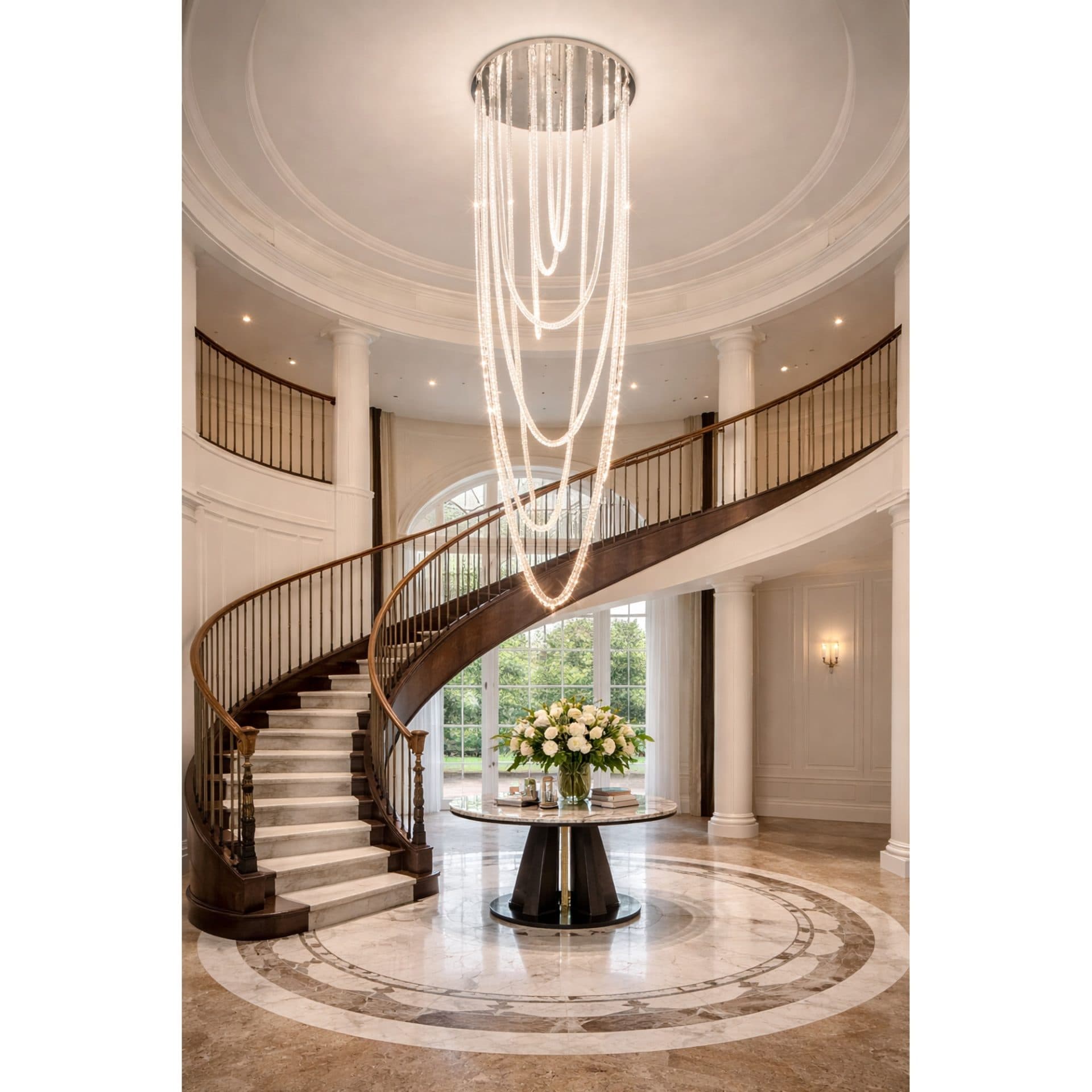 Candelabru LED cu Telecomanda, Dimare, Cristal/Metal — imagine 6