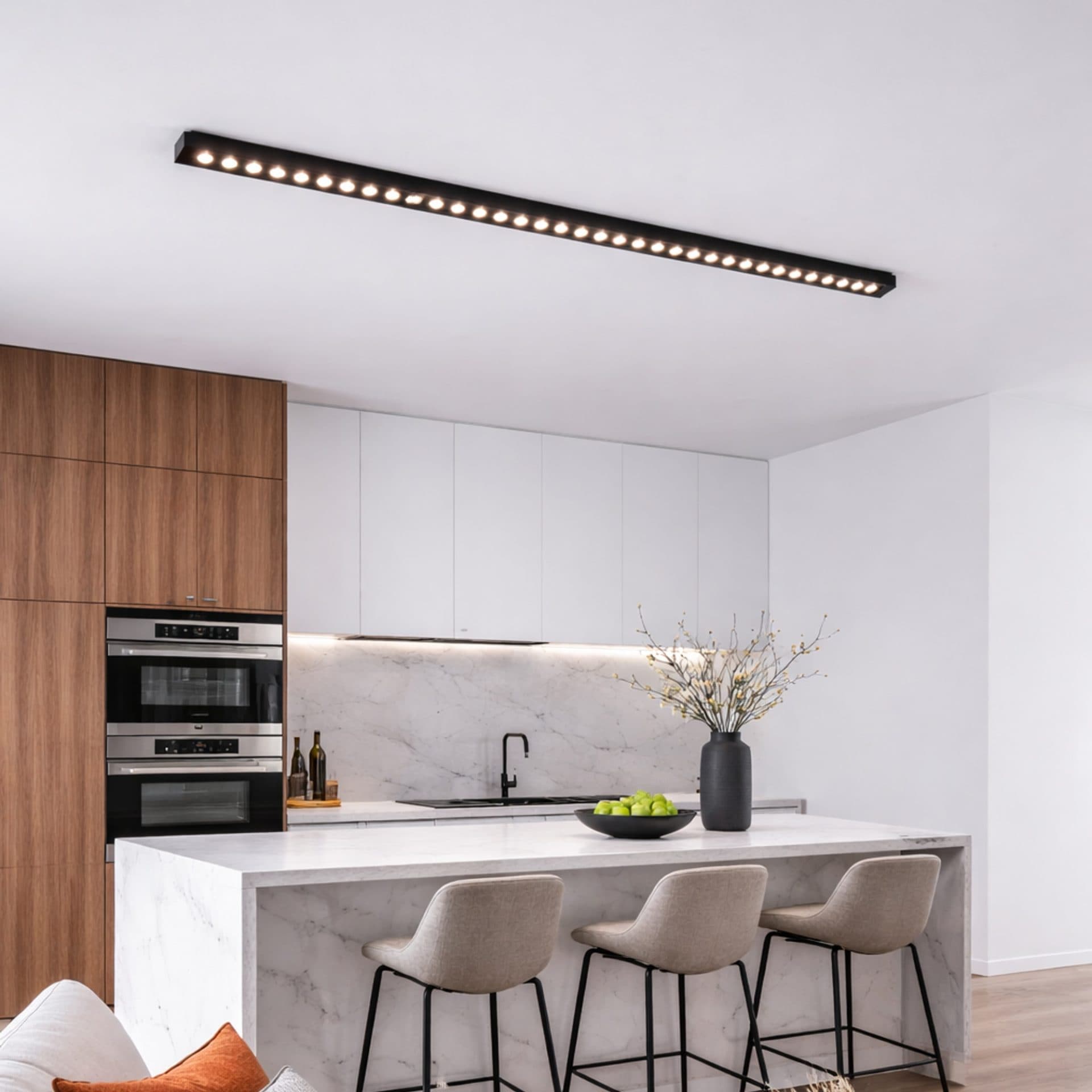 Proiector LED Liniar Aplicat Flippy 48W Lumina Neutra 4000k 1.2m — imagine 1