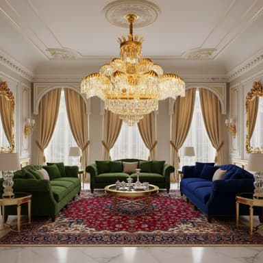 Candelabru Cristal Flippy PALACE Supremo 29xG9 Auriu Lucios