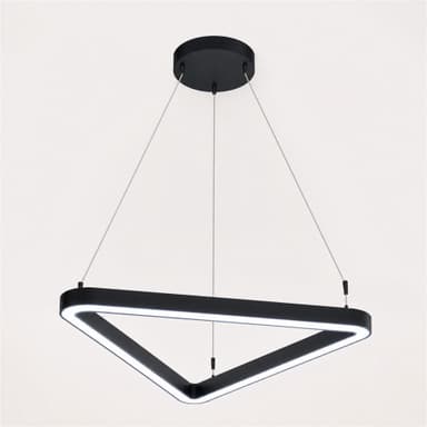 Lustra LED suspendata Flippy ANGLE 72cm 25W 6000K Negru