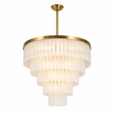 Candelabru cristal Flippy MUNTEAN Regalis, 15xE14, 80 cm, auriu