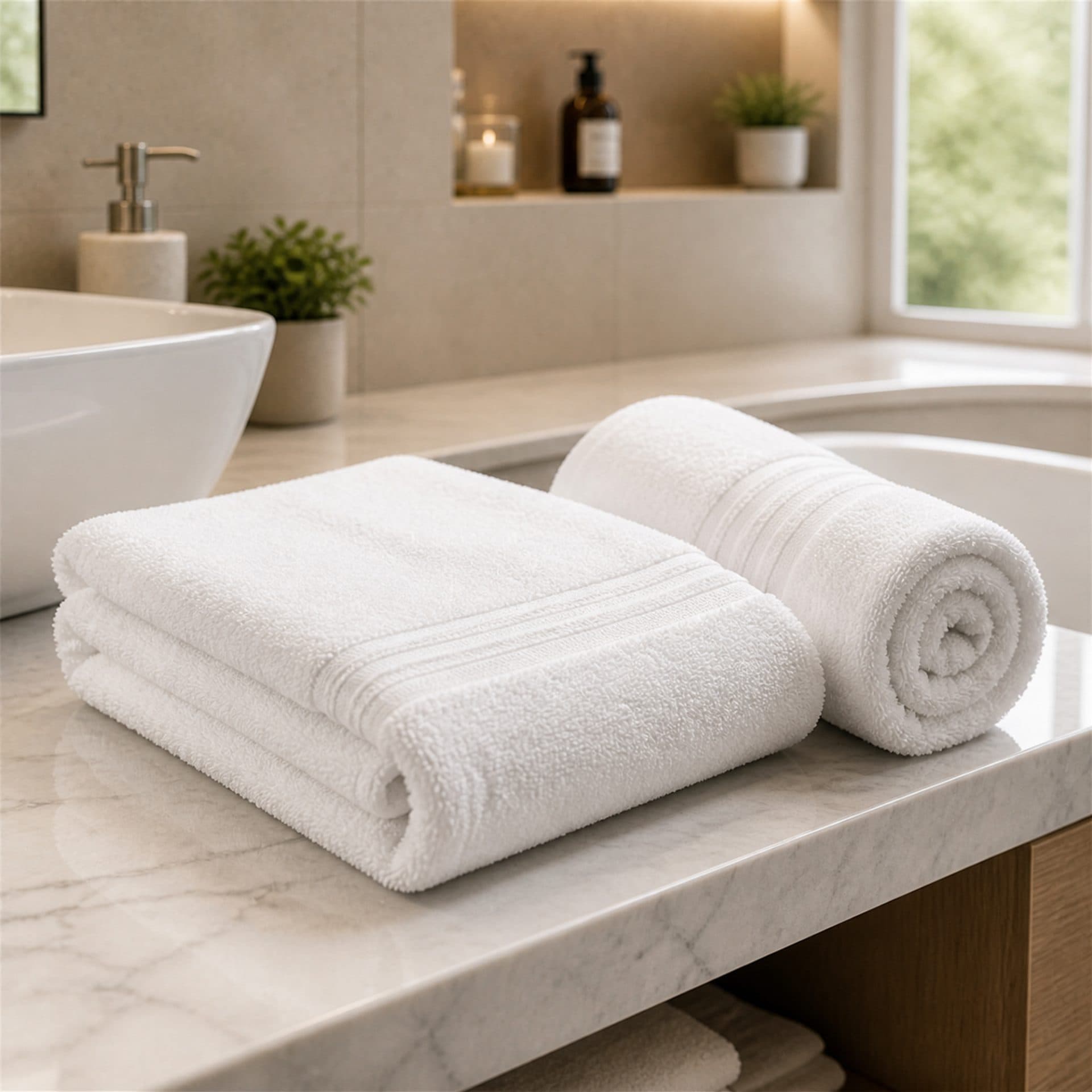 Prosoape Flippy Set 2 70x140 cm Bumbac Alb — imagine 12