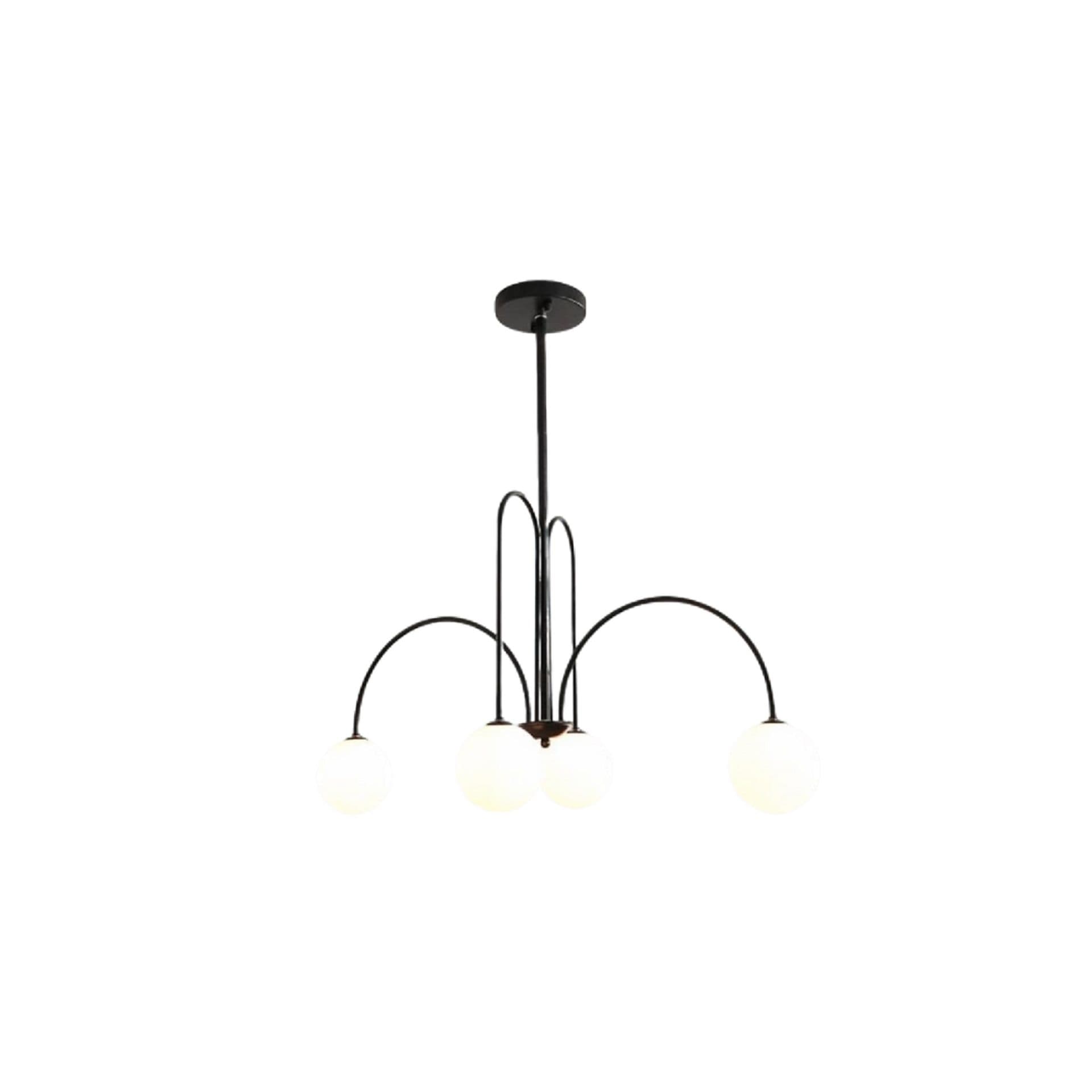 Lustra Flippy Torino 4x E27 Negru Metal — imagine 3