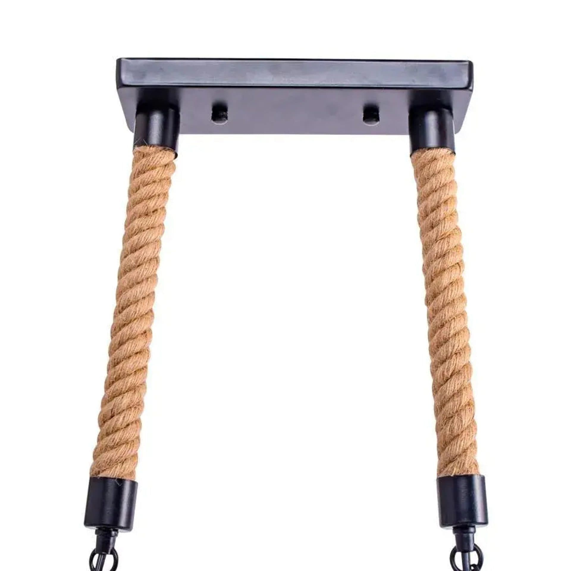 Lustra Flippy Traditionala 2xE27 Maro Metal si Sfoara — imagine 2