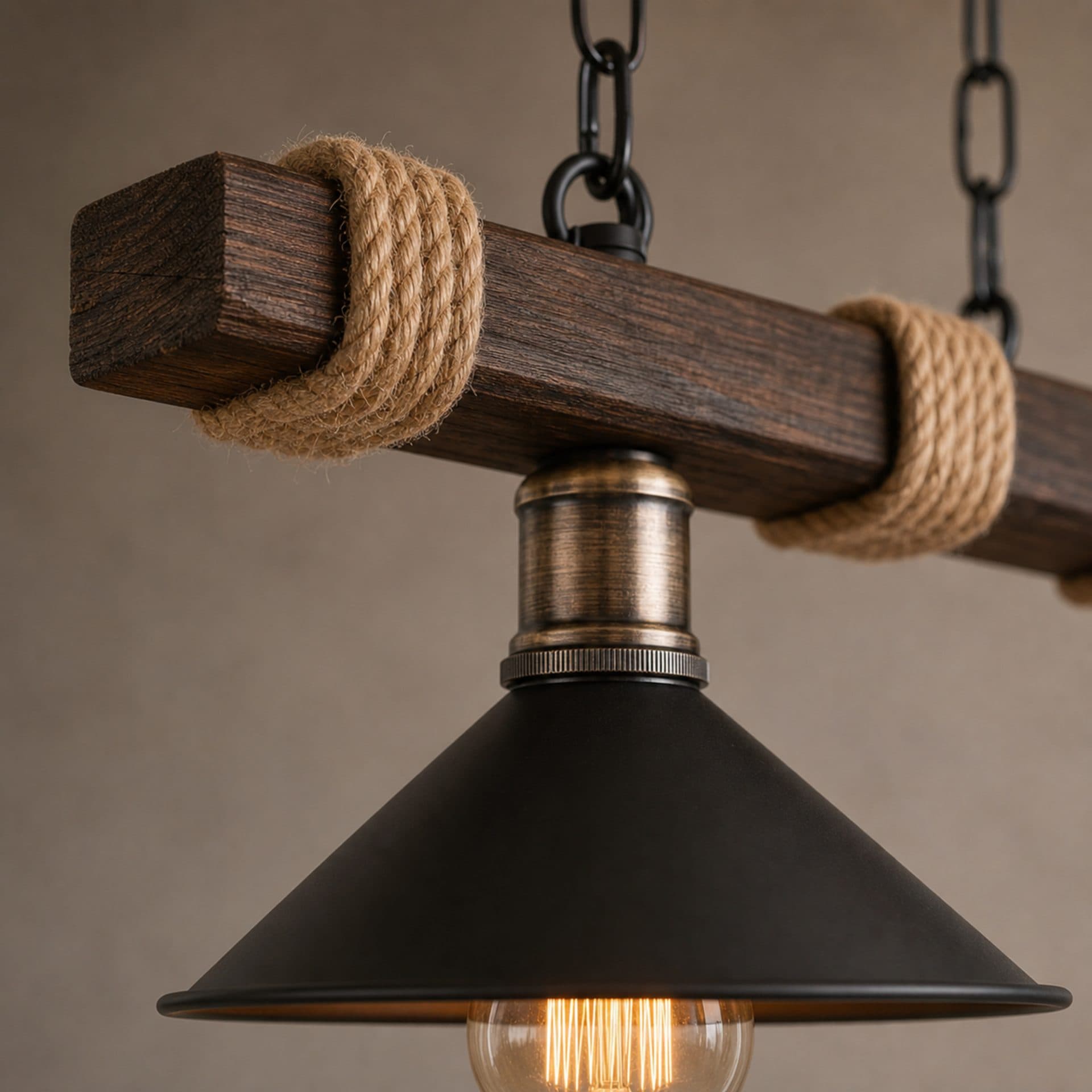 Lustra Flippy Traditionala 2xE27 Maro Metal si Sfoara — imagine 5