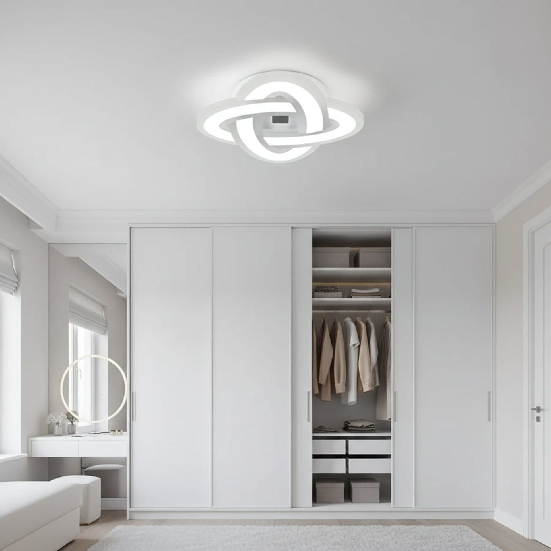 Lustra LED Flippy 45W Alb — imagine 3