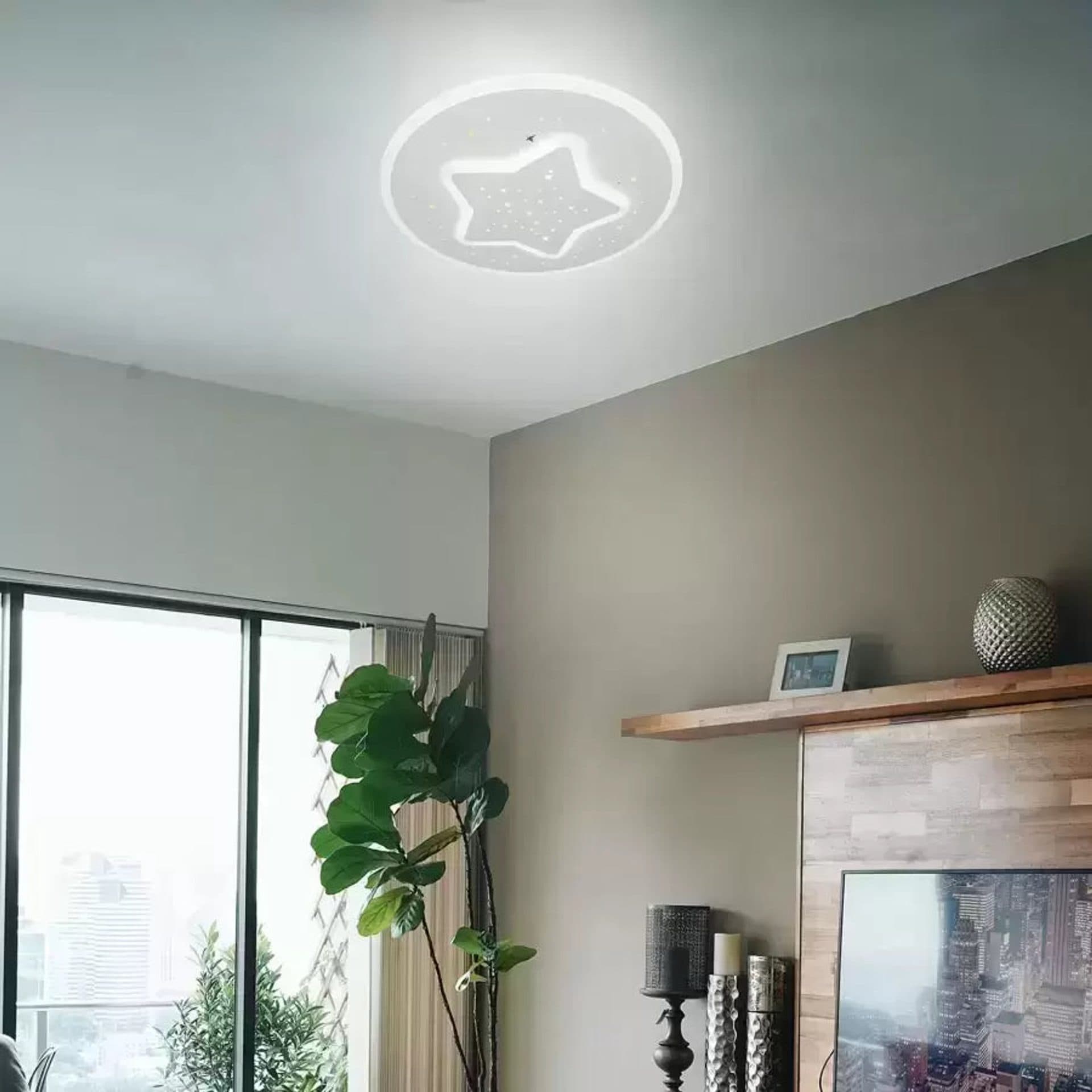 Lustra LED Flippy 35W 20cm Lumina Neutra Alb — imagine 3