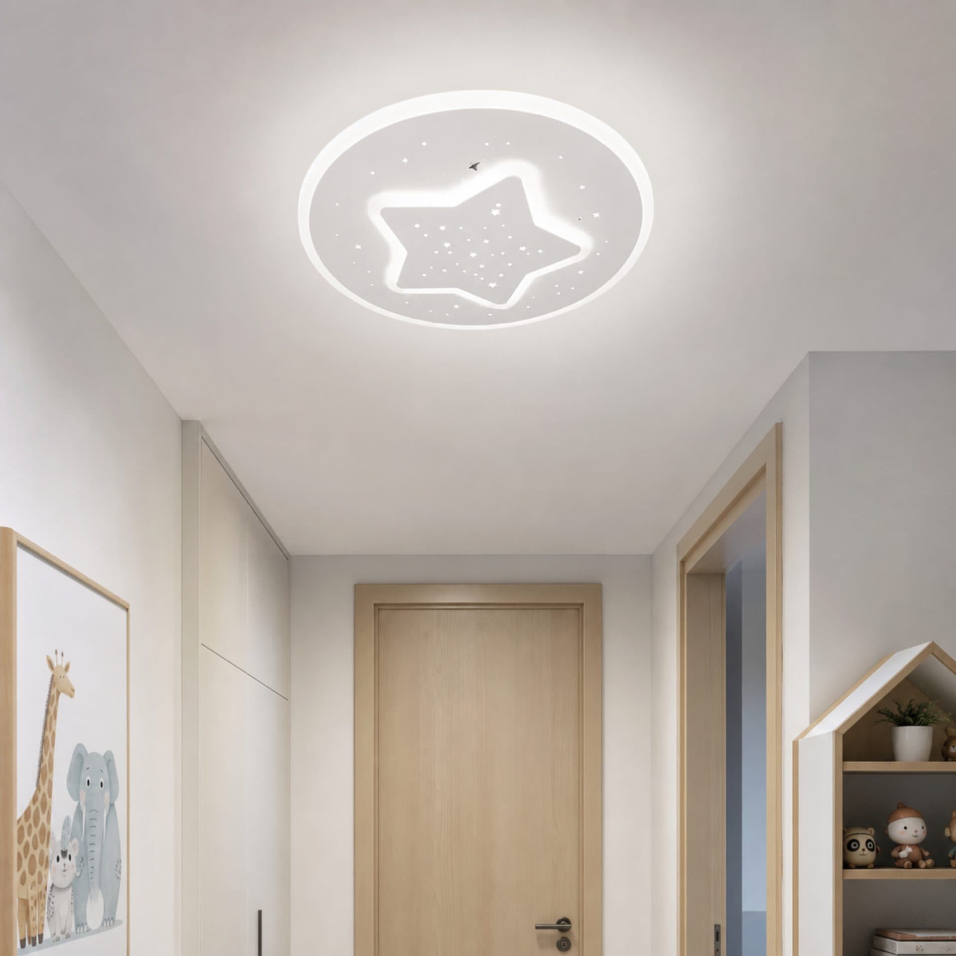 Lustra LED Flippy 35W 20cm Lumina Neutra Alb — imagine 6