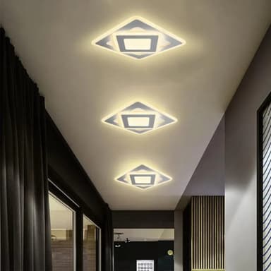Lustra LED Flippy 22W, lumina Rece/Calda/Neutra, Alb