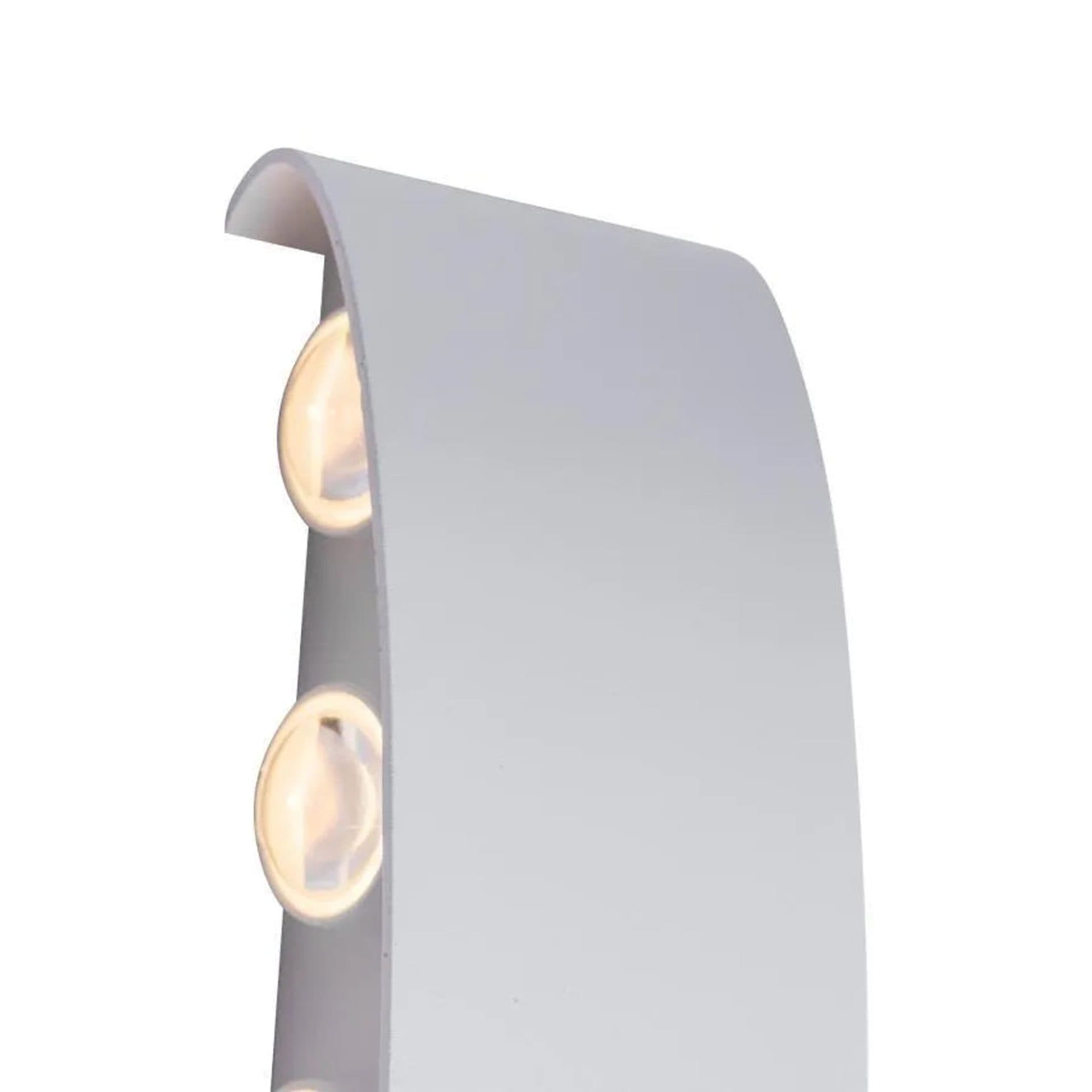 Aplica LED Exterior/Interior, Flippy, 10 Surse x 1W, IP65, Alb, 3000K — imagine 2