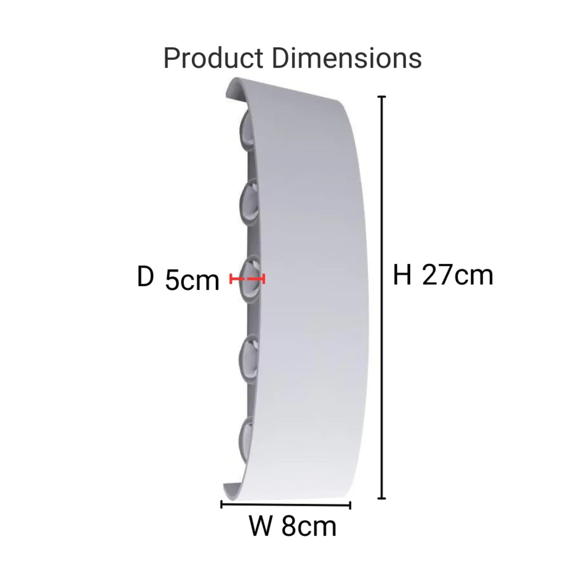 Aplica LED Exterior/Interior, Flippy, 10 Surse x 1W, IP65, Alb, 3000K — imagine 3