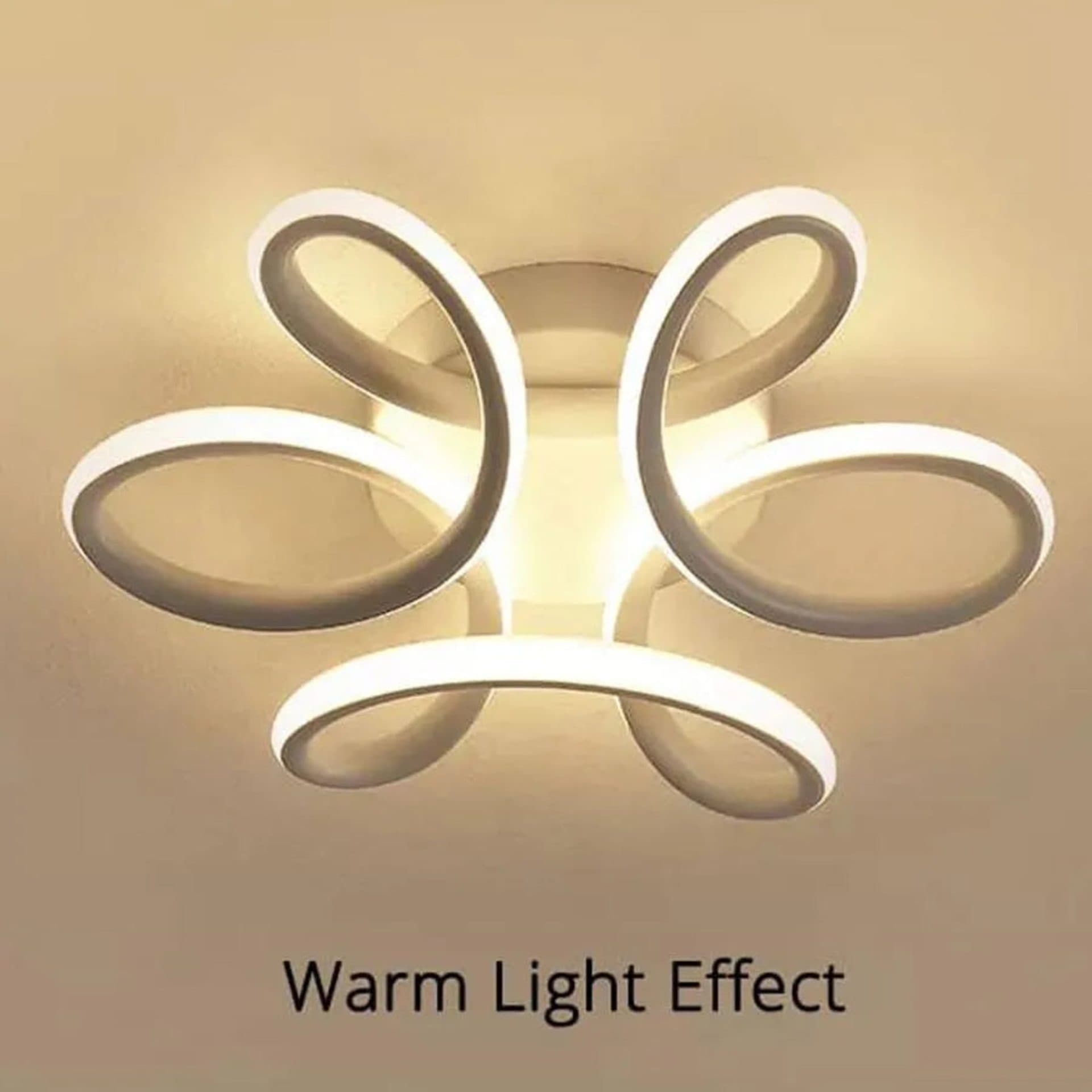 Lustra LED Flippy PANZEA 36W, lumina Rece/Calda/Neutra, Alb — imagine 5