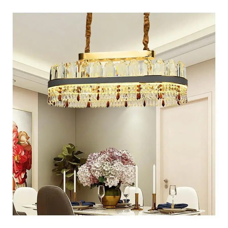 Candelabru LED Flippy Pollux 156W Auriu Cristal — imagine 1
