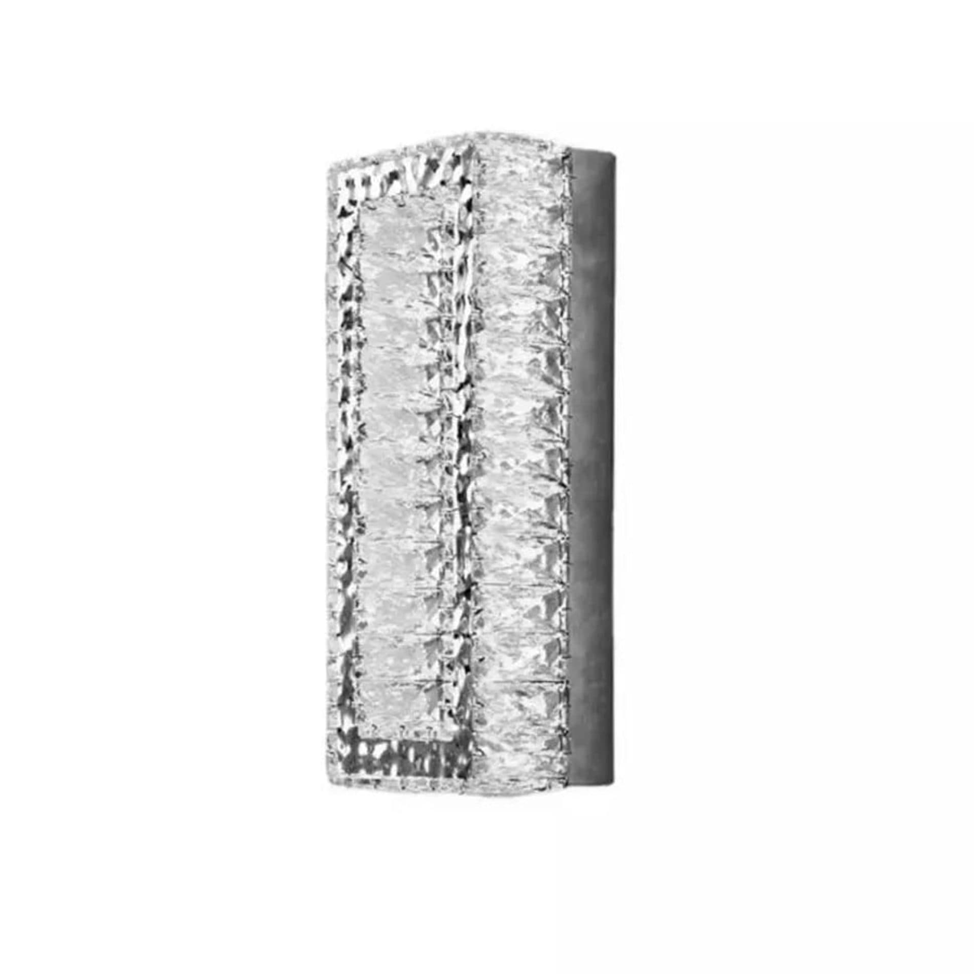 Aplica LED Cristal Mefisto 24W Argintiu — imagine 3