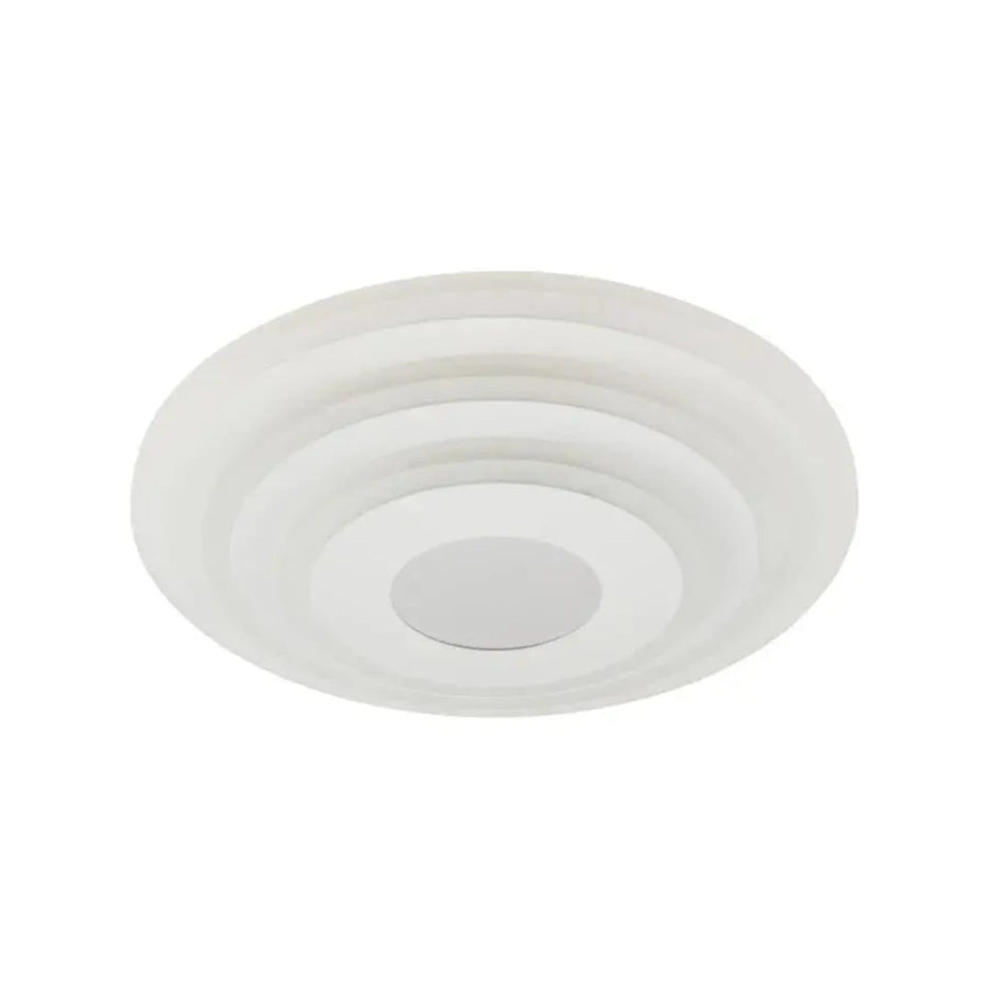 Lustra LED 3D 20W, Diametru 30cm, Alb, Flippy — imagine 4