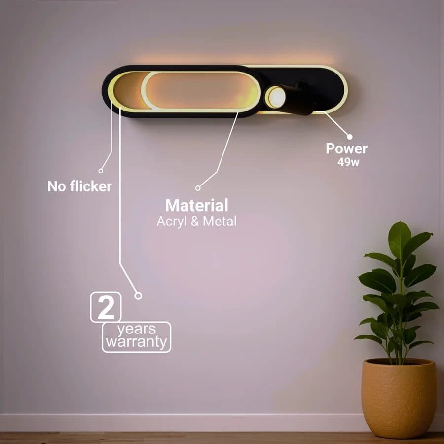 Lustra LED Flippy cu Proiector Reglabil Camilla 49W — imagine 9