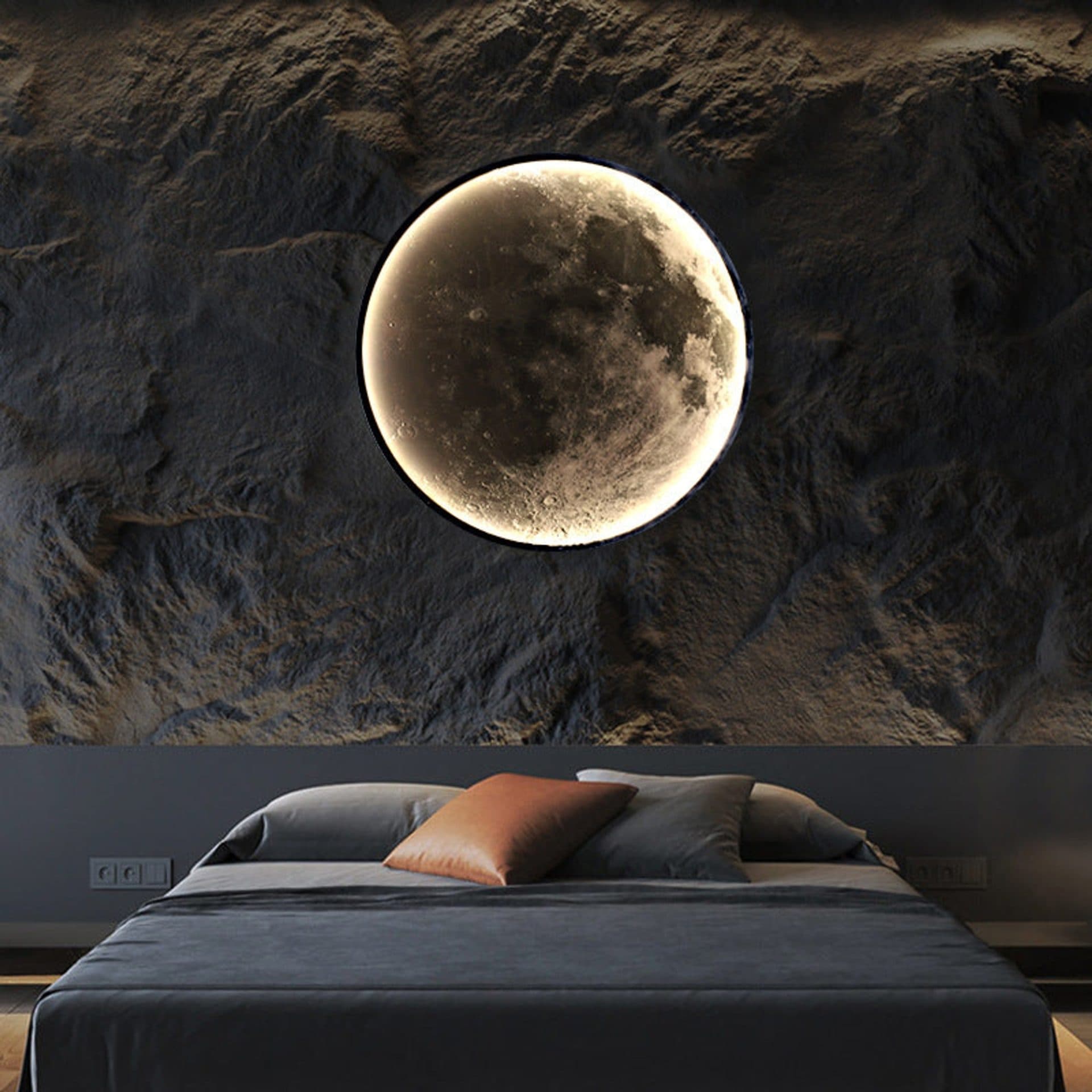 Aplica LED Flippy Decorativa Luna 54W Diametru 80CM — imagine 6