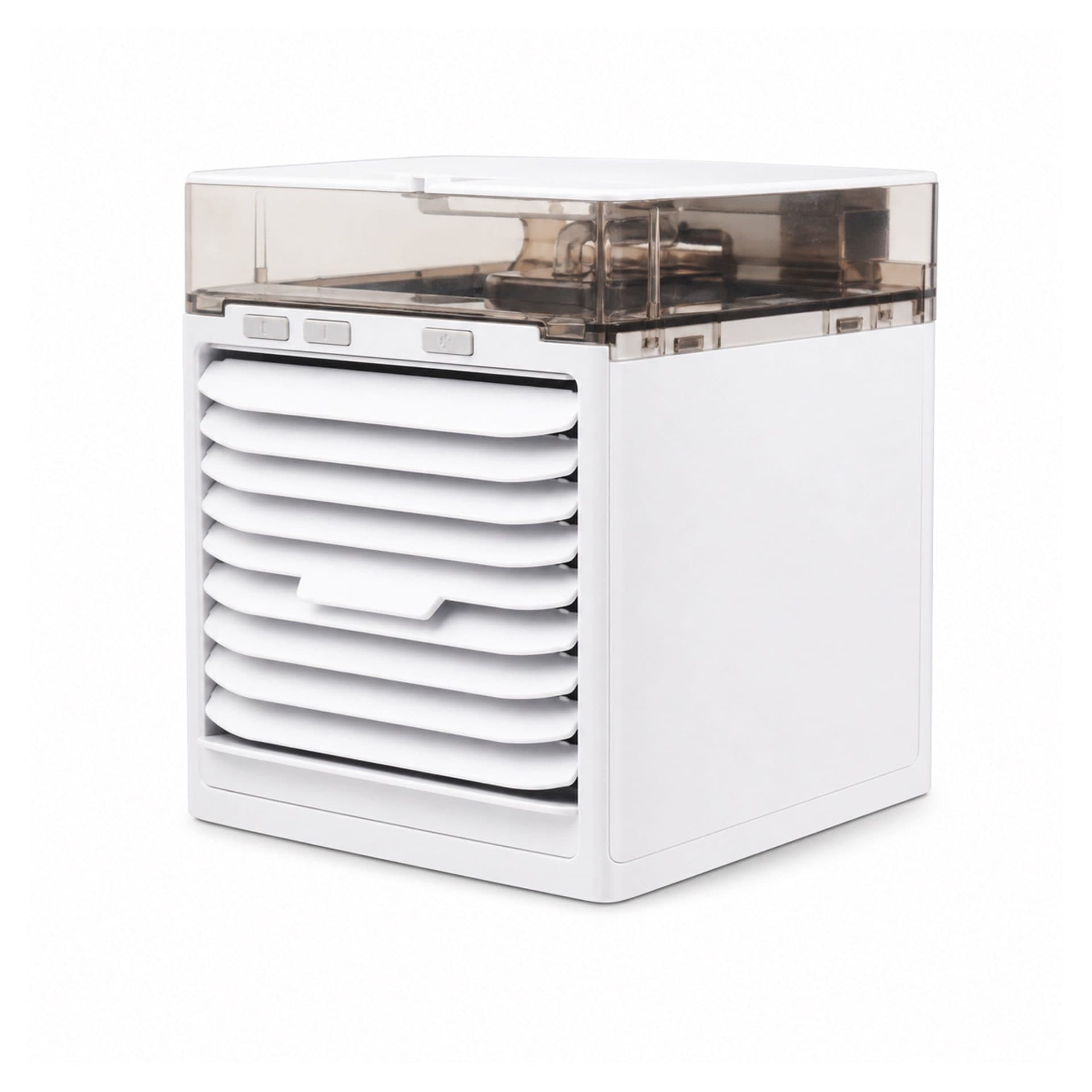 Aer Conditionat Portabil Flippy Model Compact cu Rezervor pentru Apa, Alimentare USB 5V, Alb — imagine 1