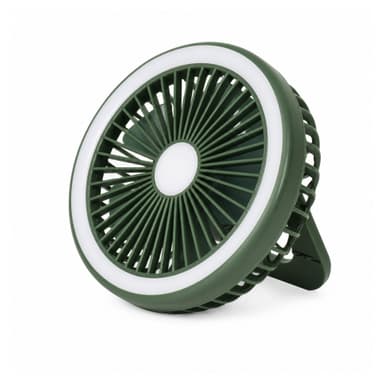 Ventilator de Masa Portabil, Flippy, USB, LED, Verde