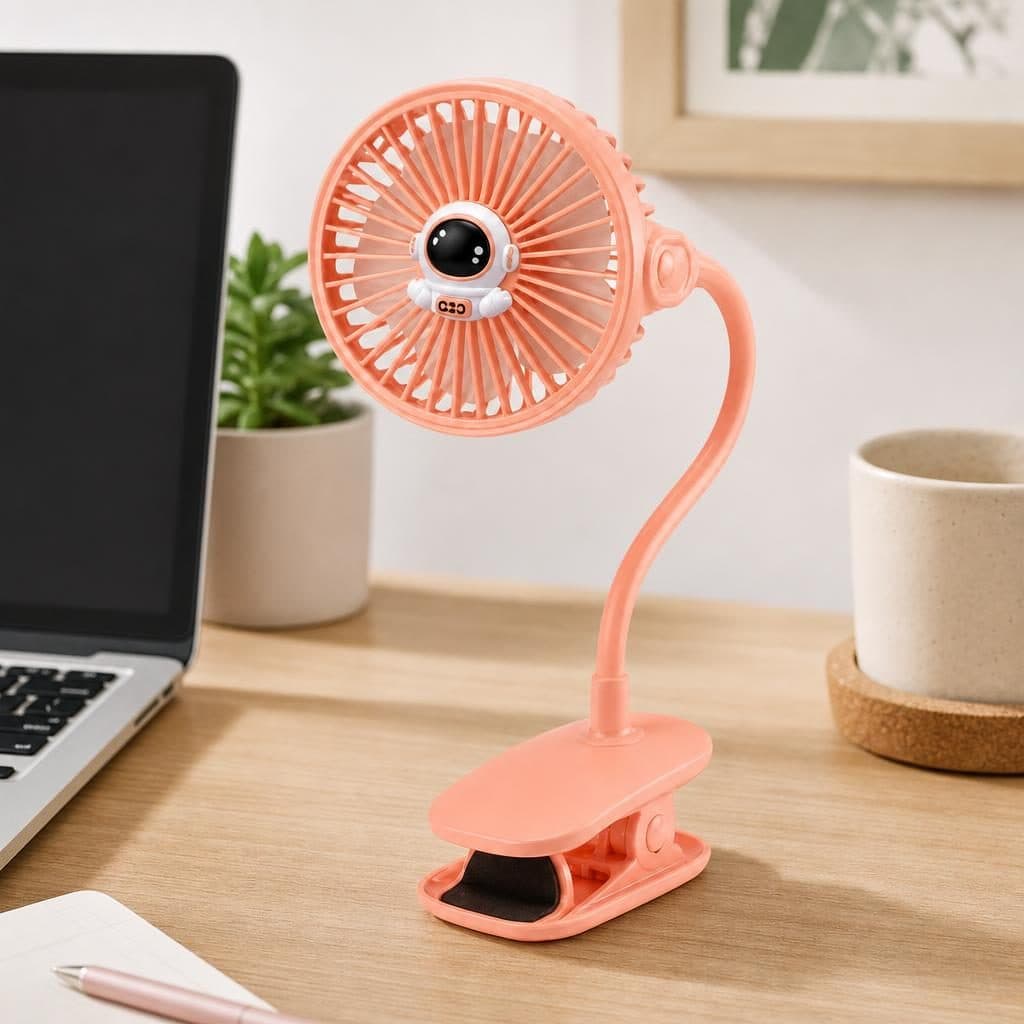 Ventilator Portabil Flippy Design Astronaut Roz — imagine 4
